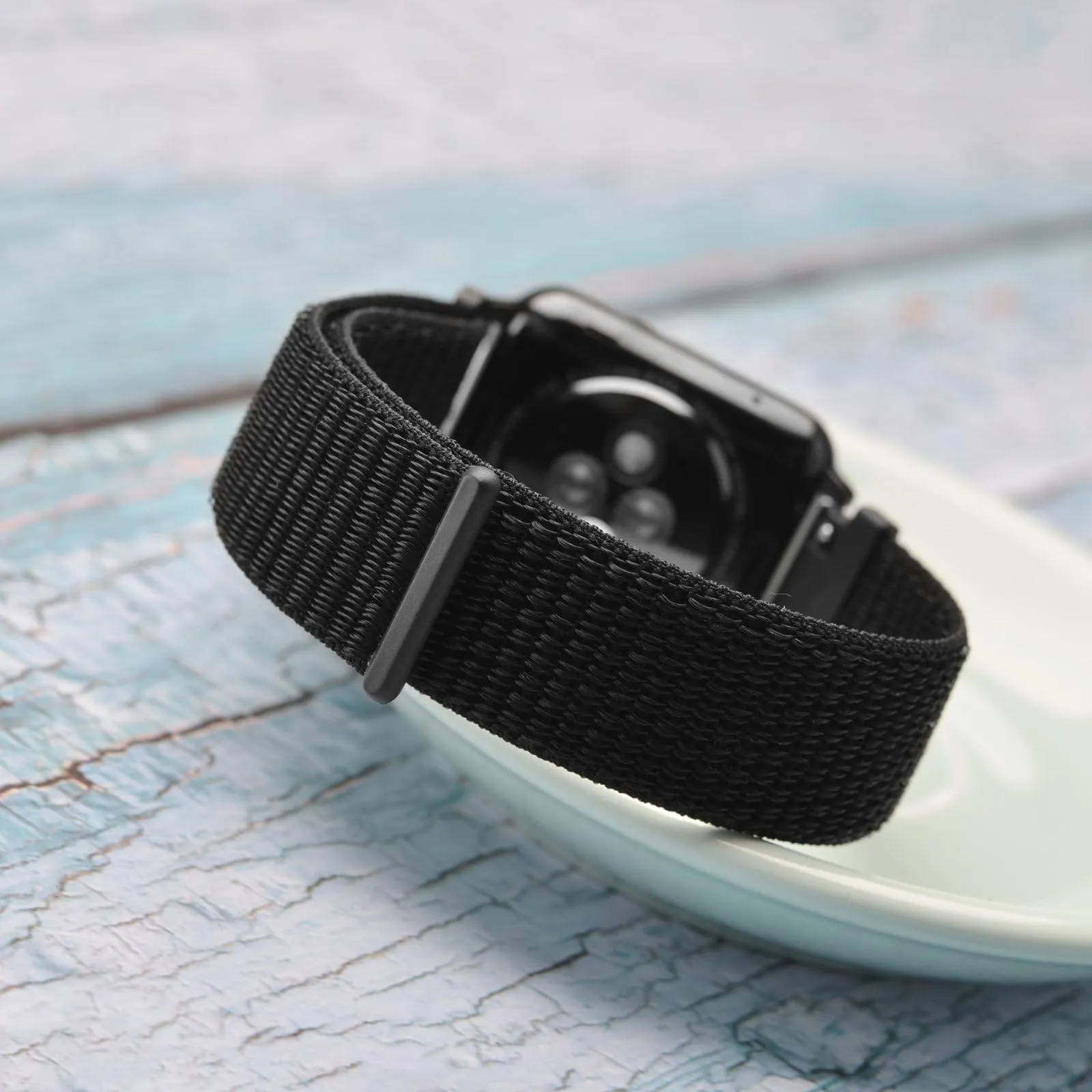 WOCCI Sportivo Cinturino in Nylon 19mm a Sgancio Rapido (Nero) - immagine 7