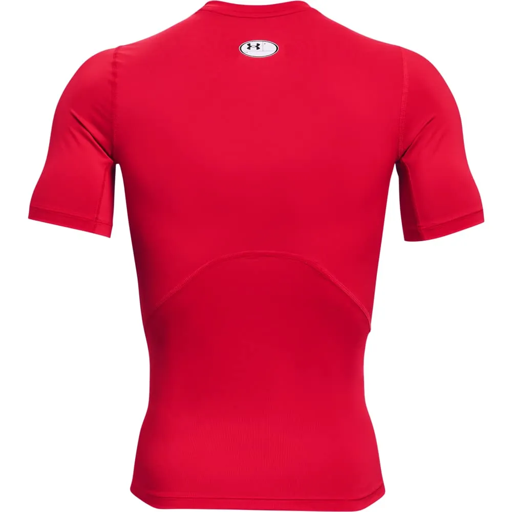 Under Armour Men's Heatgear Compression Shirt Red/White XL - immagine 5