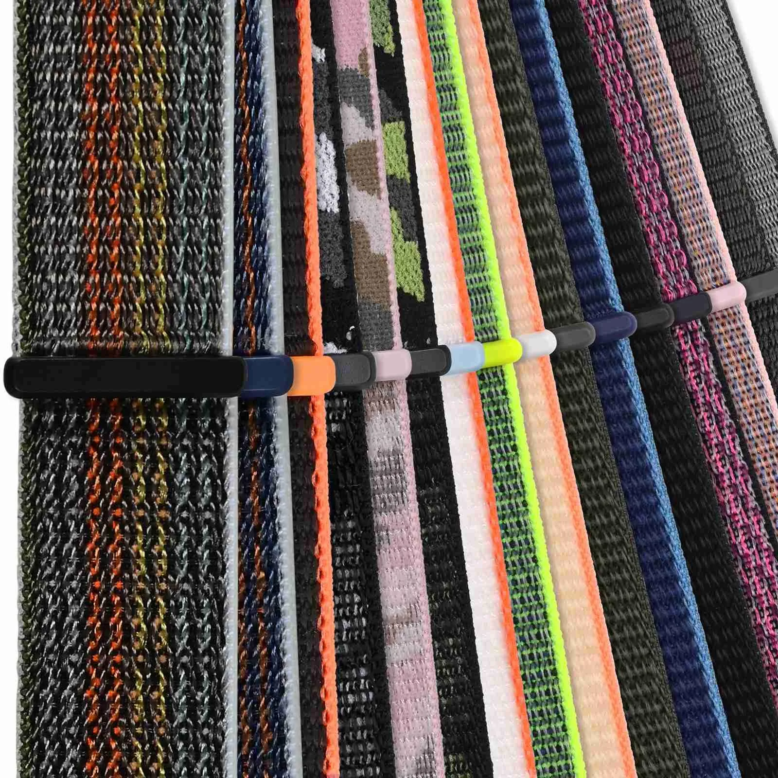 WOCCI Cinturino in Nylon 20mm a Sgancio Rapido (Camo Nero) - immagine 9