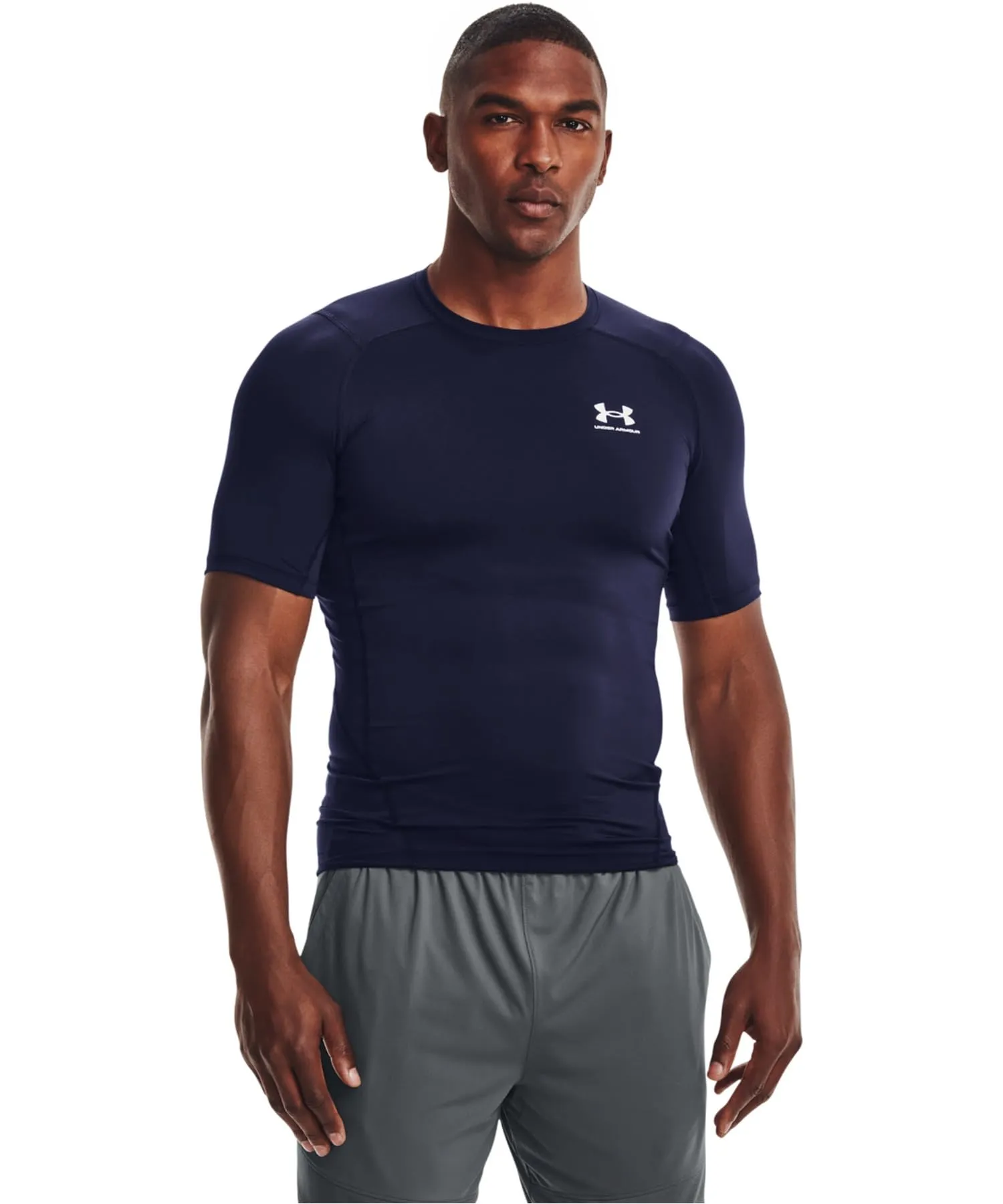 Under Armour Men's Heatgear Compression Shirt - Navy/White - 3XL - immagine 1