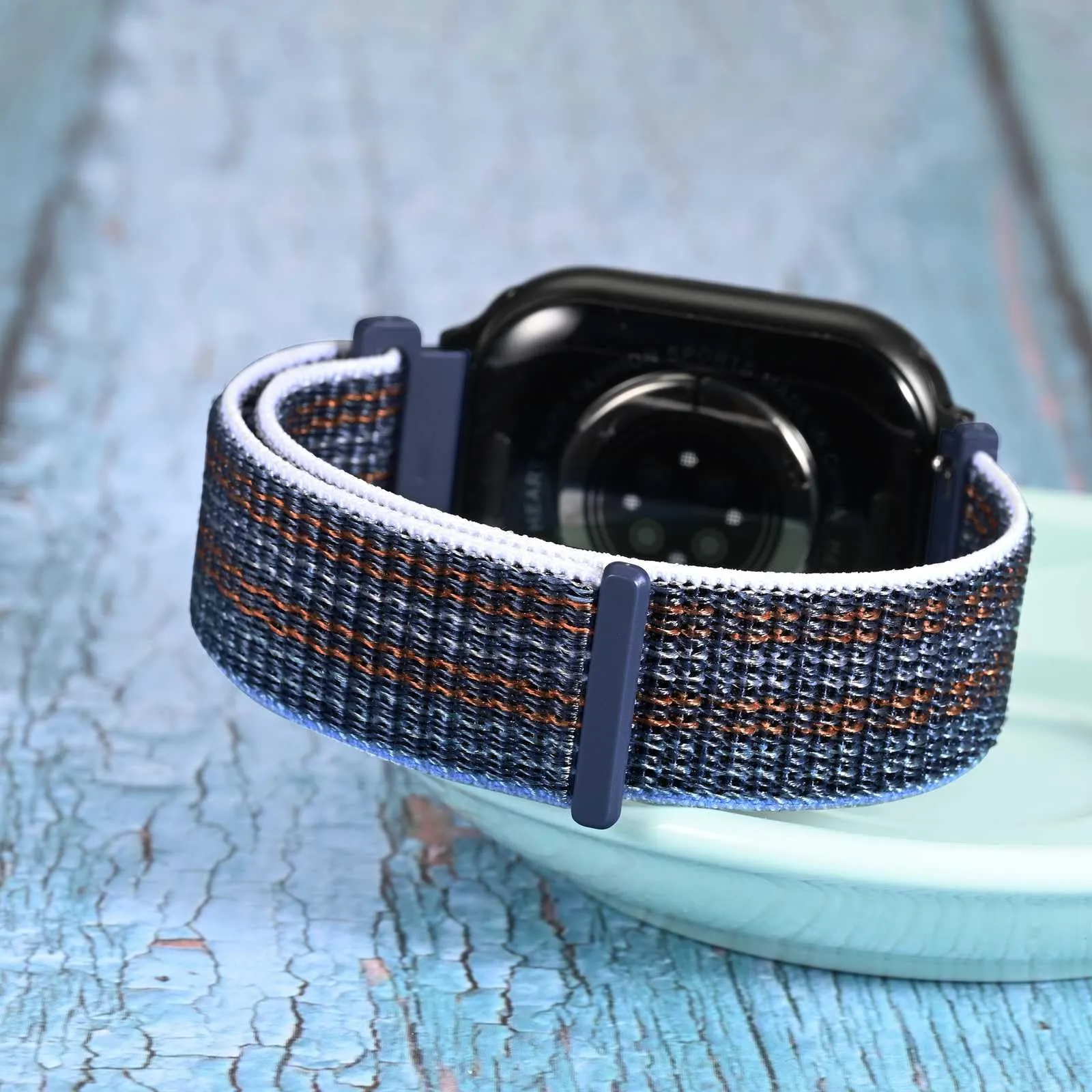 WOCCI Sportivo Cinturino in Nylon 22mm a Sgancio Rapido (Tempesta) - immagine 7