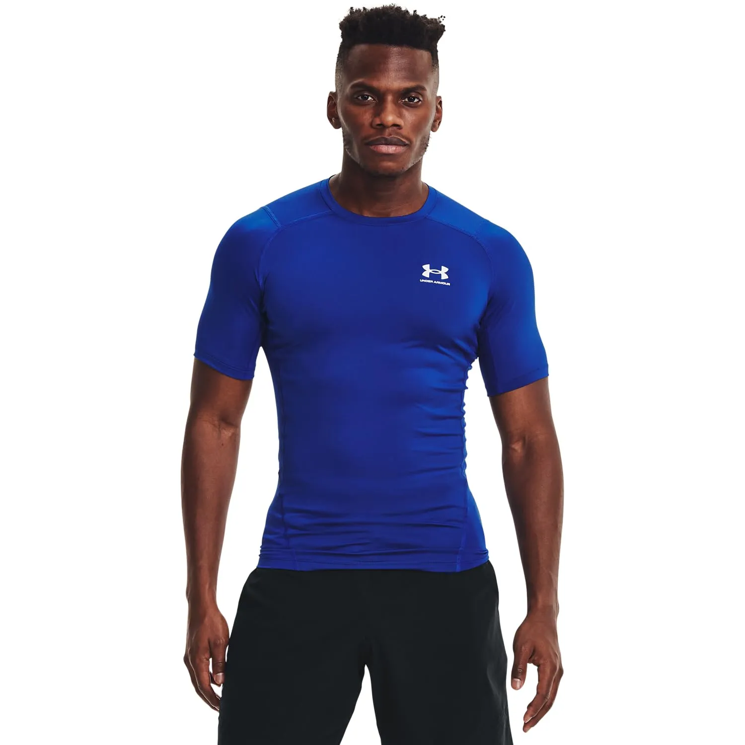 Under Armour Men's Heatgear Compression Shirt Royal/White 3XL - immagine 1