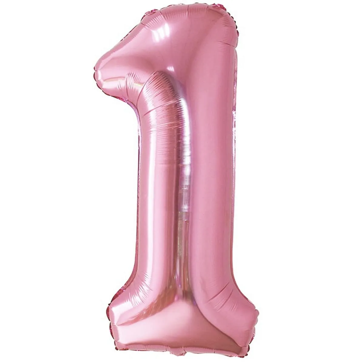 Jonami Palloncino Numero 1 Gigante Rosa 100 cm - immagine 1