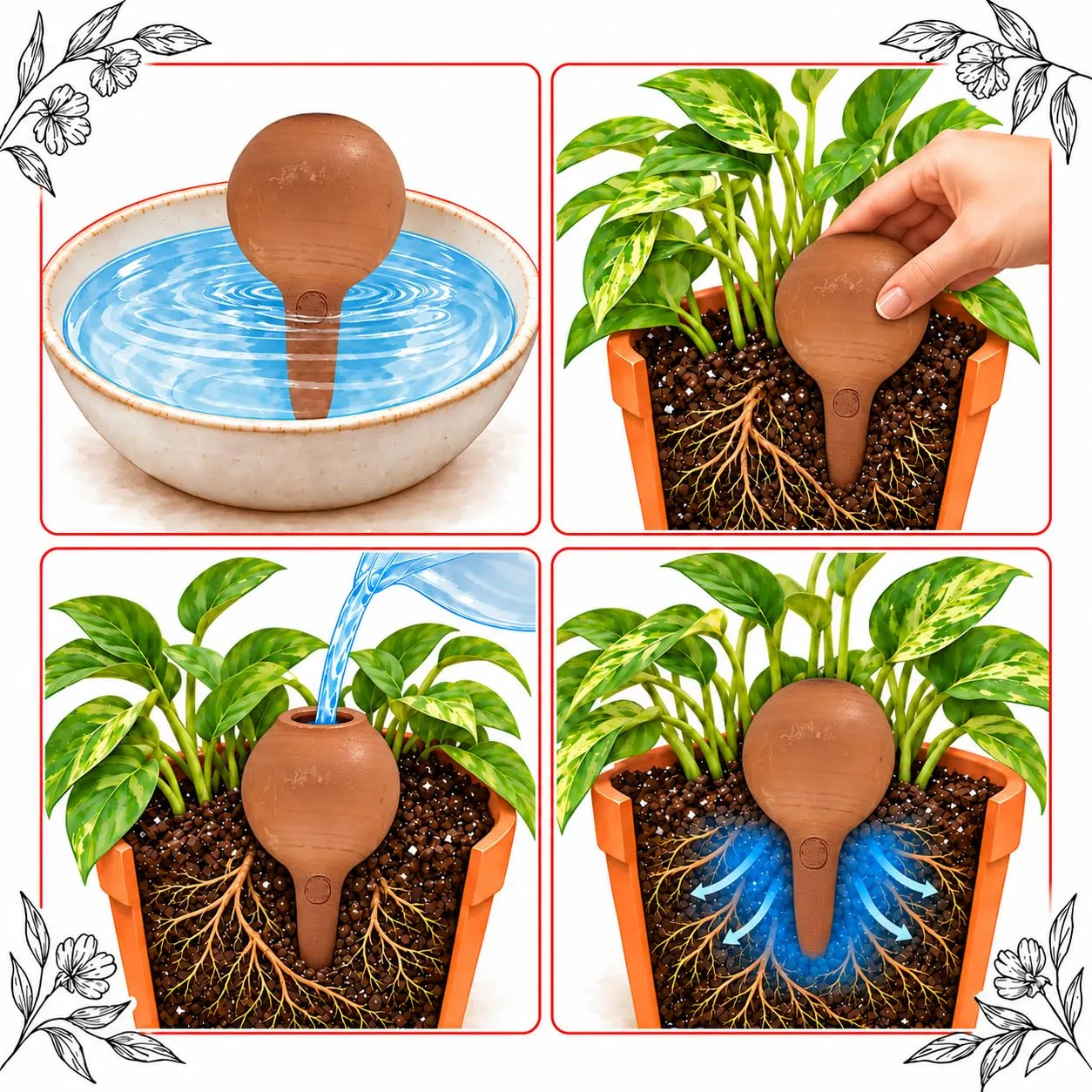 Ollas Lutton Mini Olla Terracotta 25cl Rouge - immagine 2