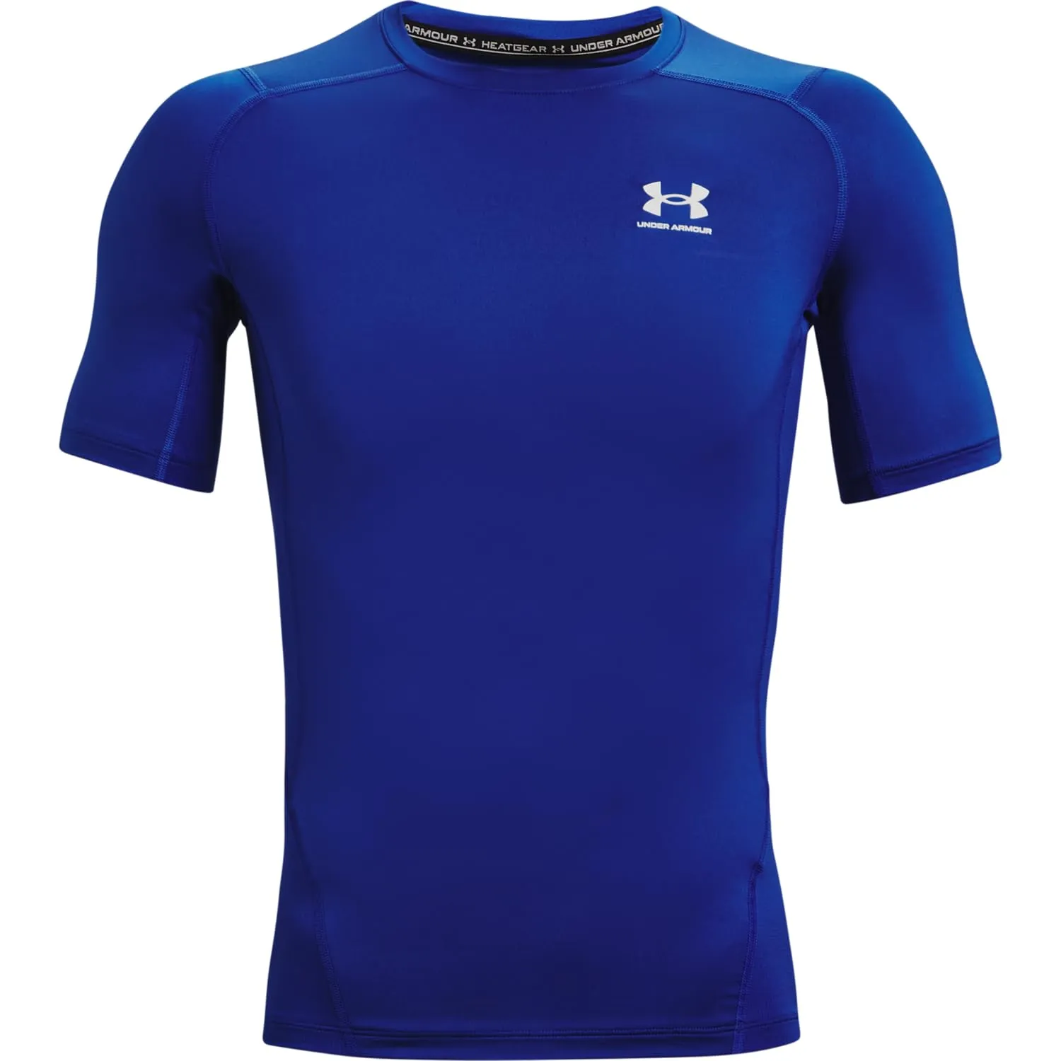 Under Armour Men's Heatgear Compression Shirt Royal/White L - immagine 5