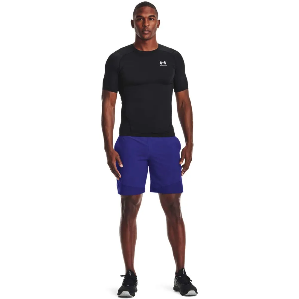 Under Armour Men's Heatgear Compression Shirt Black/White M - immagine 3