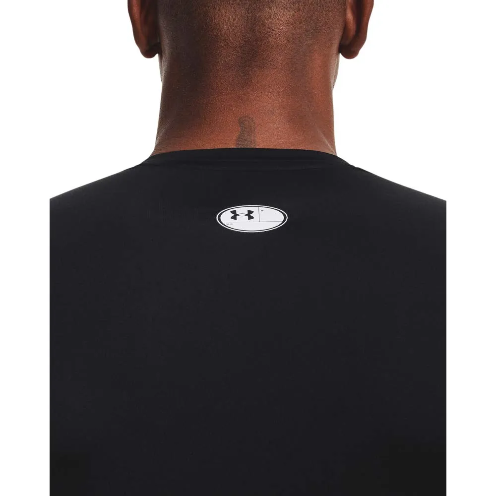 Under Armour Men's Heatgear Compression Shirt - Black/White - XL - immagine 5