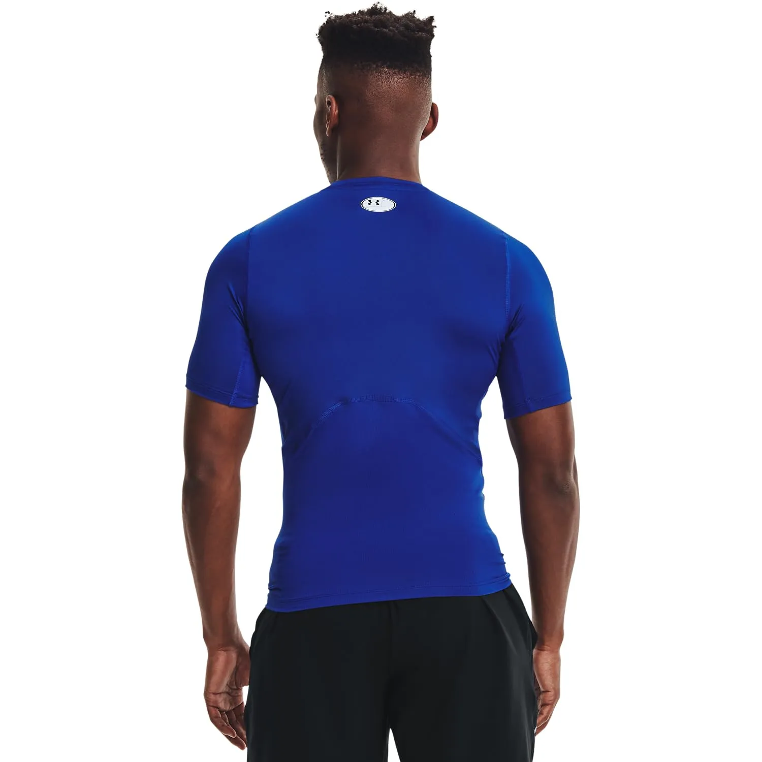Under Armour Men's Heatgear Compression Shirt - Royal/White - XS - immagine 2