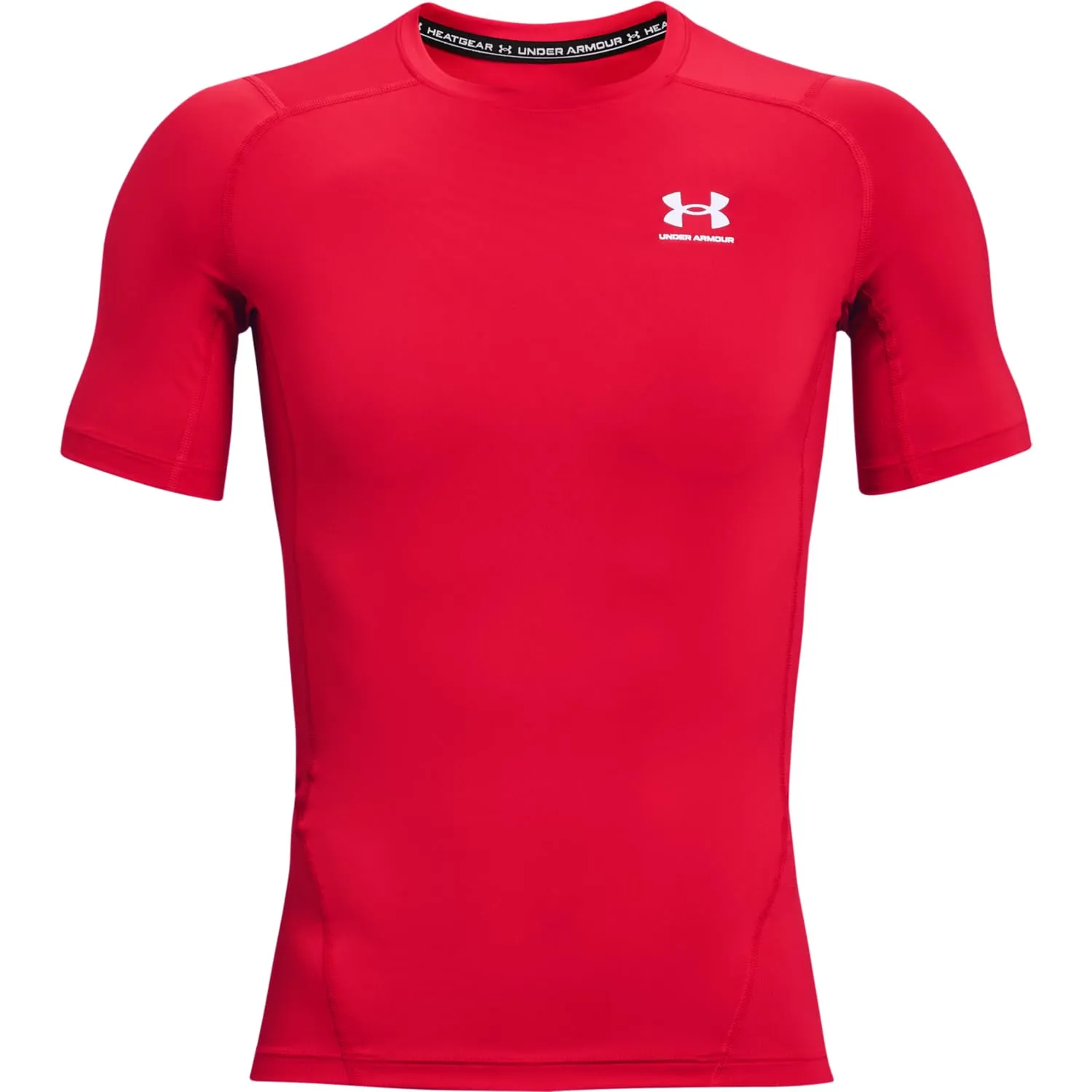 Under Armour Men's Heatgear Compression Shirt Red/White XS - immagine 4