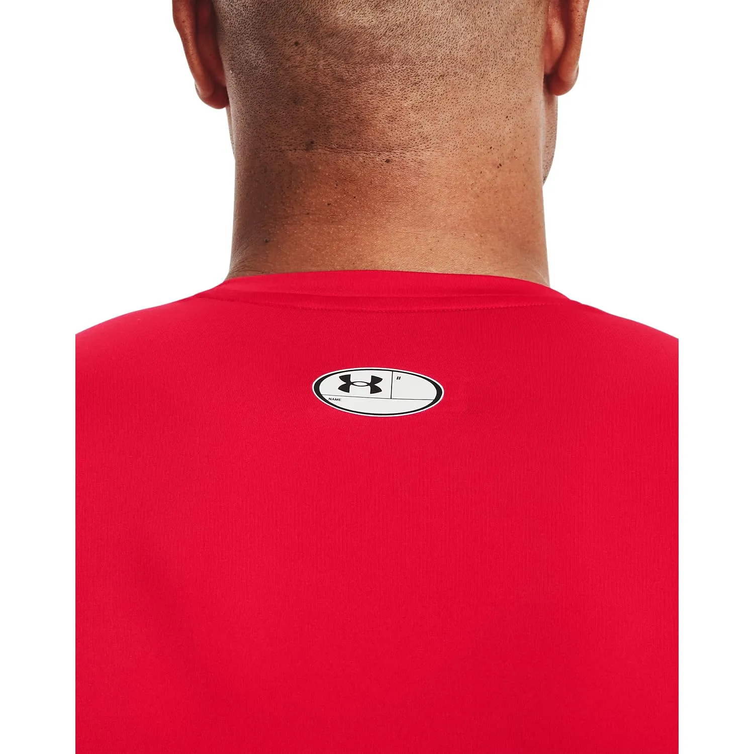 Under Armour Men's Heatgear Compression Shirt Red/White XS - immagine 6