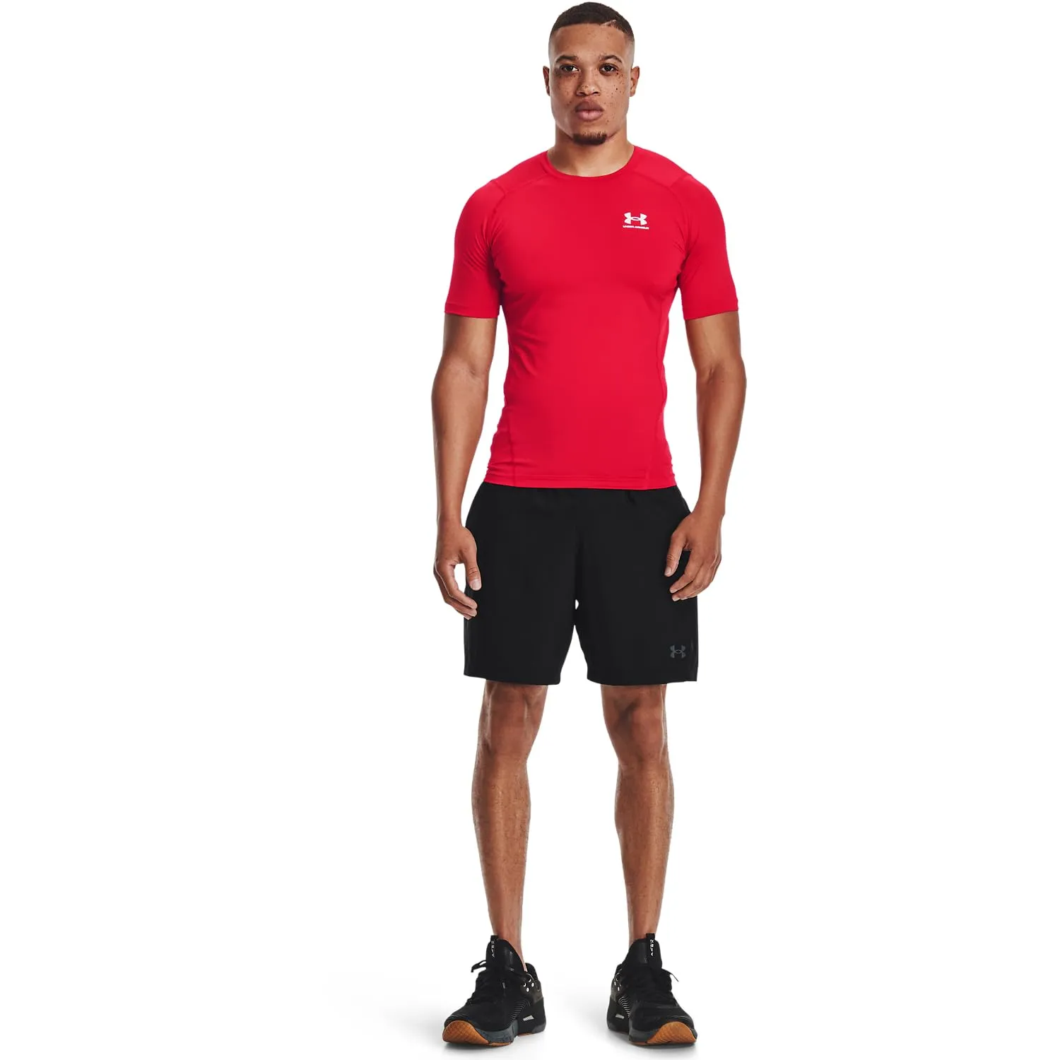 Under Armour Men's Heatgear Compression Shirt - Red/White - 3XL - immagine 3