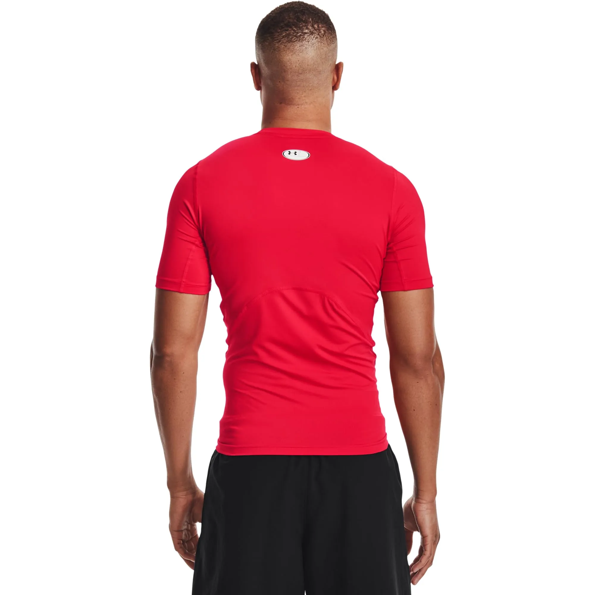 Under Armour Men's Heatgear Compression Shirt - Red/White - M - immagine 4