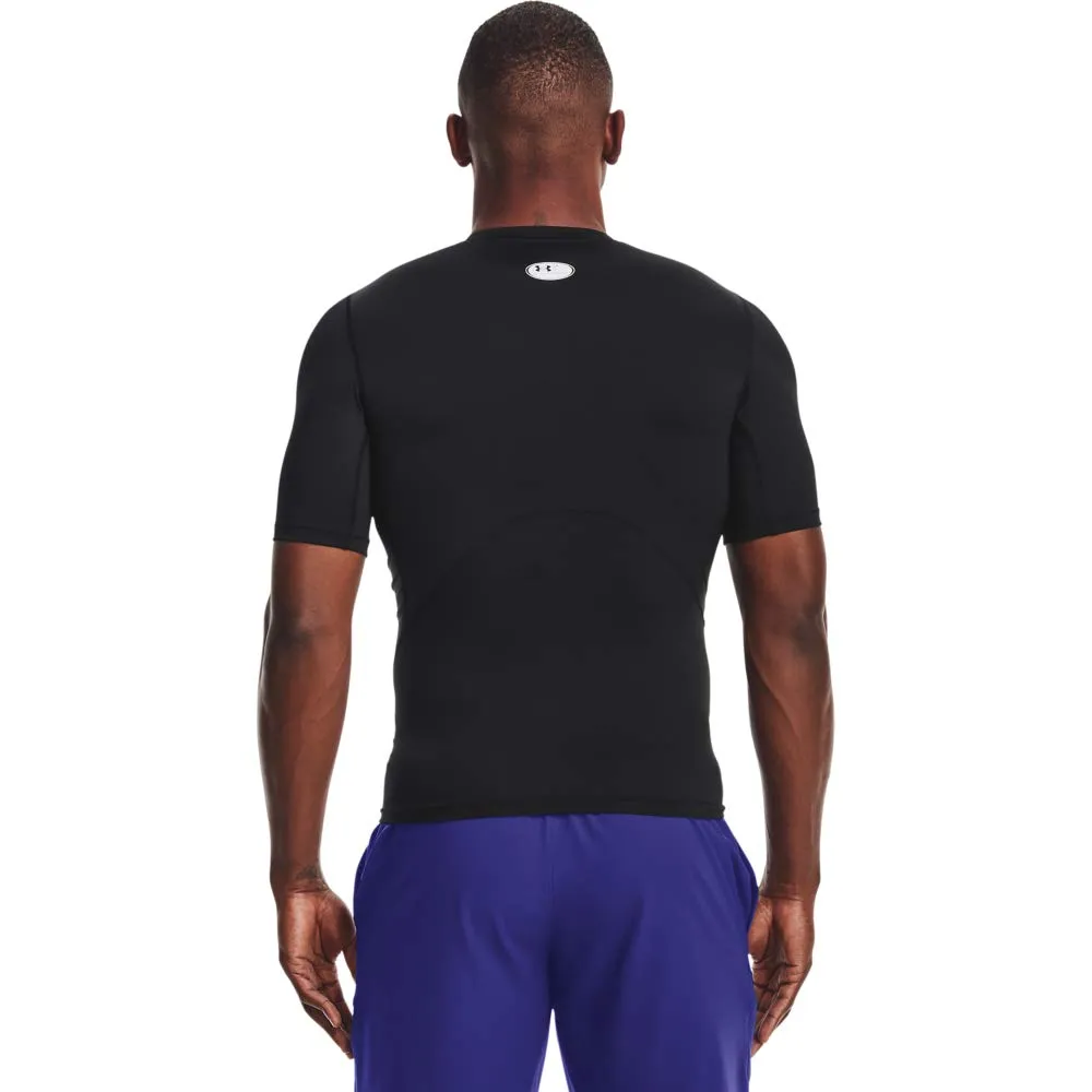 Under Armour Men's Heatgear Compression Shirt - Black/White - XS - immagine 2