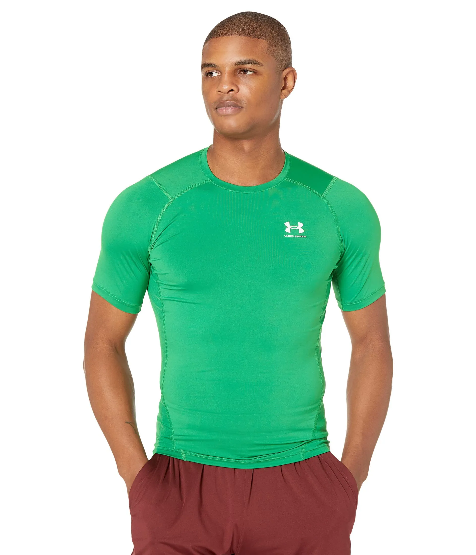 Under Armour HeatGear Maglietta a maniche corte a compressione da uomo - immagine 1