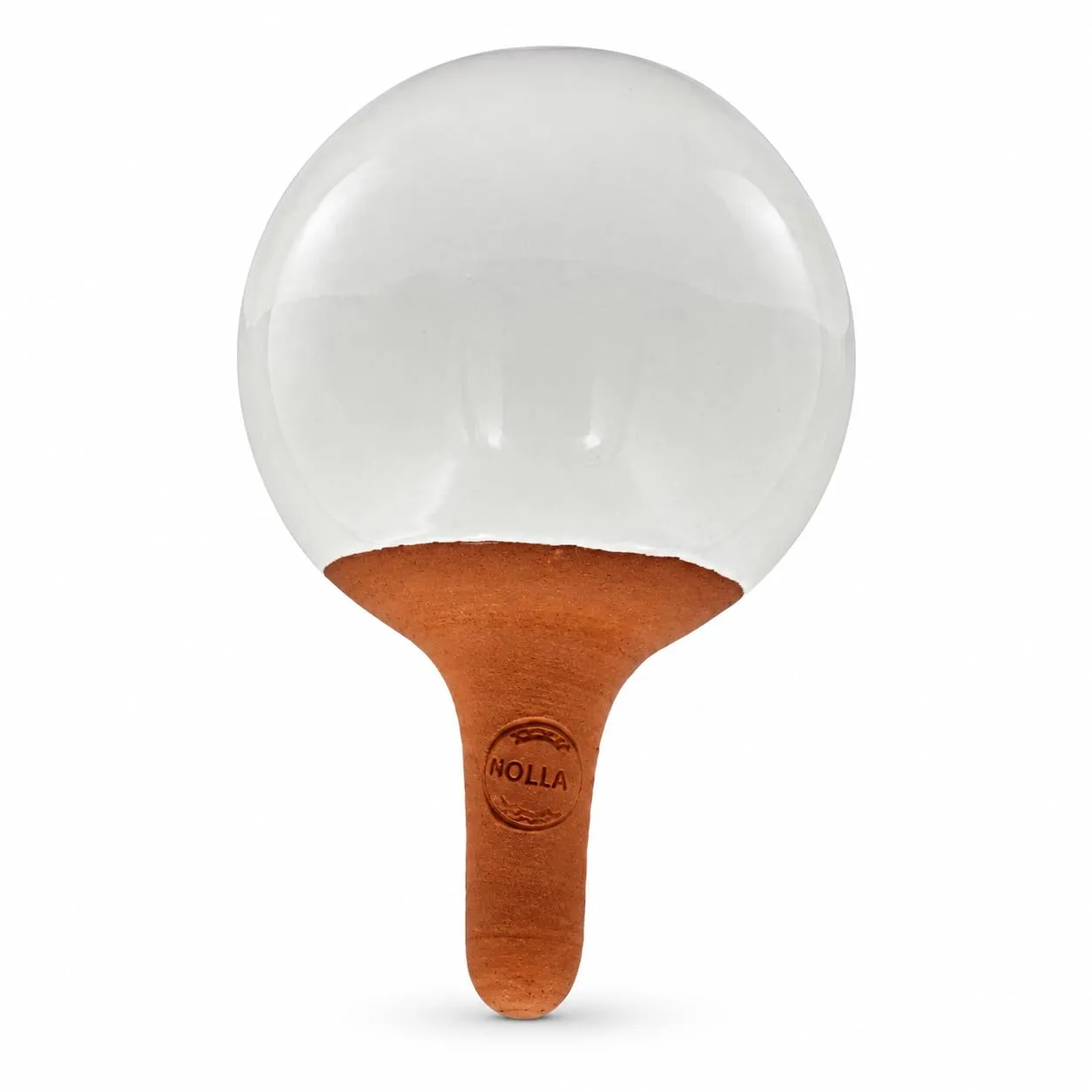 Ollas Lutton Mini Plant Olla, Terracotta Irrigazione per Piante in Vaso, 0,44 pt, Bianco - immagine 1