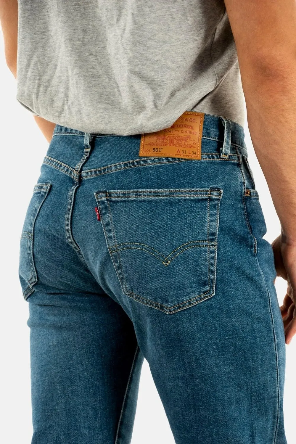 Levi's 501 Original Fit Jeans - Bulldog Indigo Mask - 29W / 32L - immagine 3