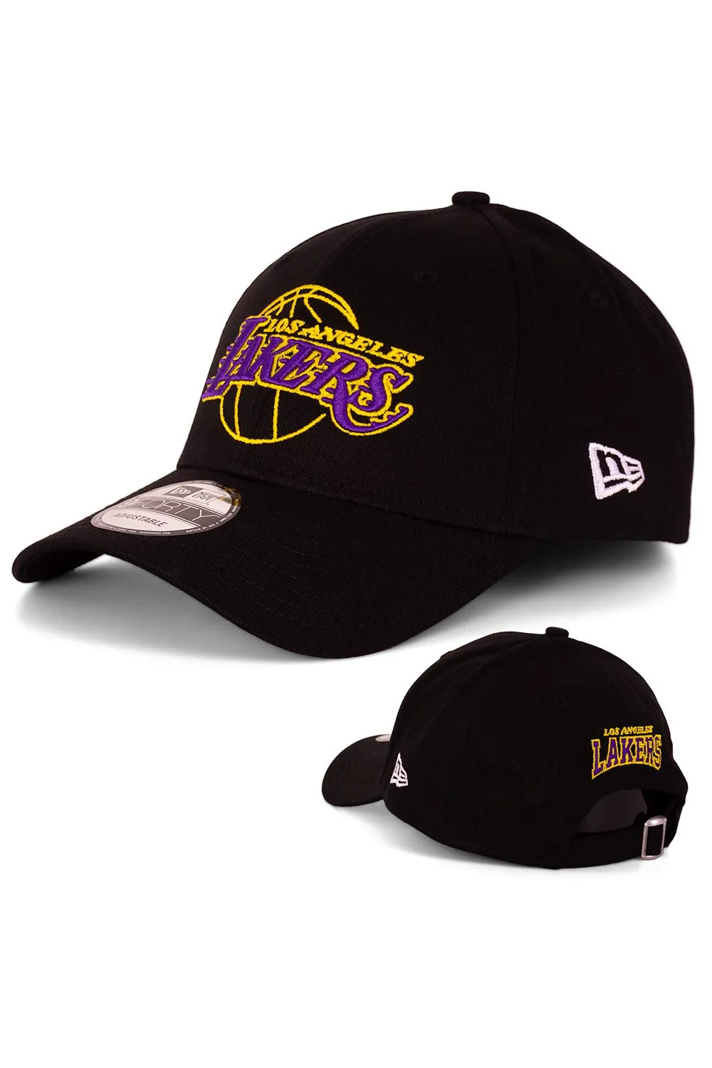 New Era 9Forty LA Lakers Black V3 Baseball Cap - Taglia unica - immagine 1