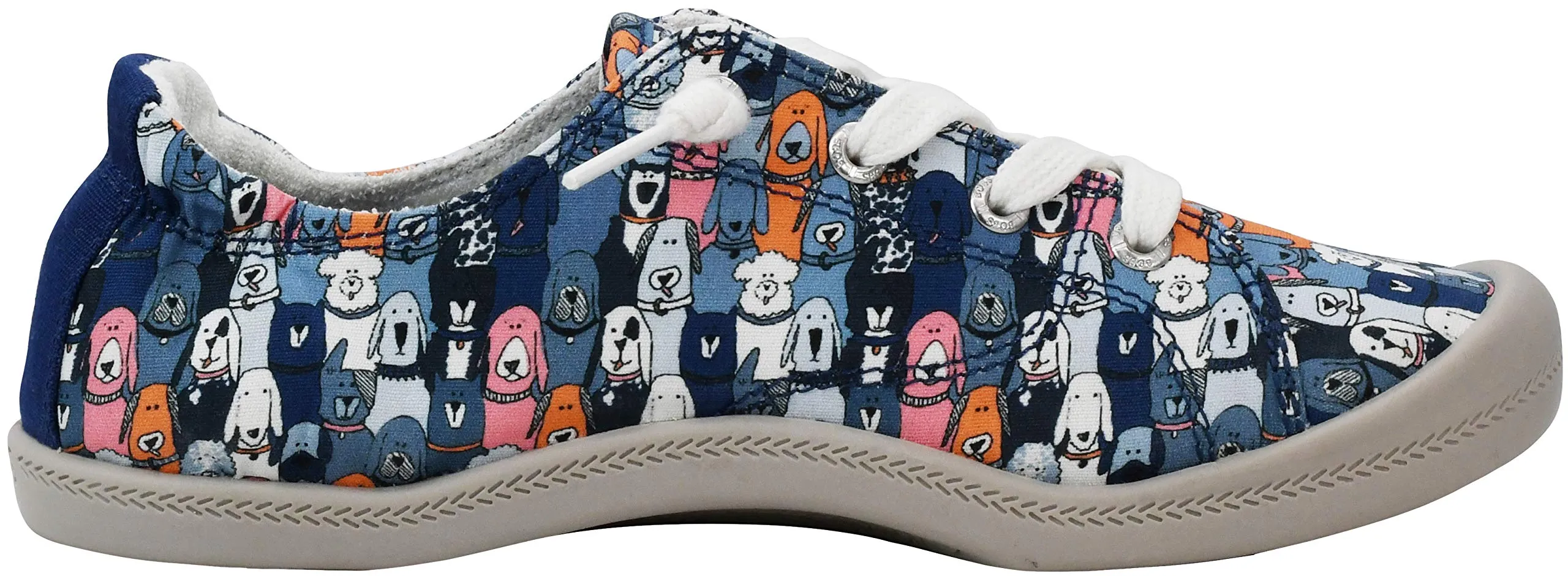 Skechers BOBS Women's Beach Bingo-Dog House Party Sneaker - Navy/Multi - immagine 6