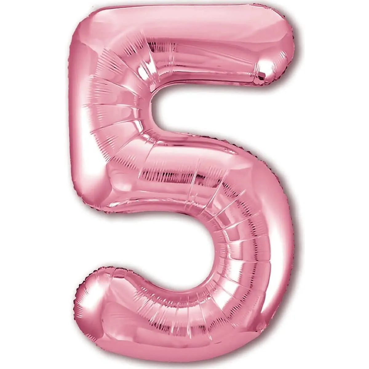 Jonami Palloncino Numero 5 Gigante Rosa, 100 cm - immagine 1