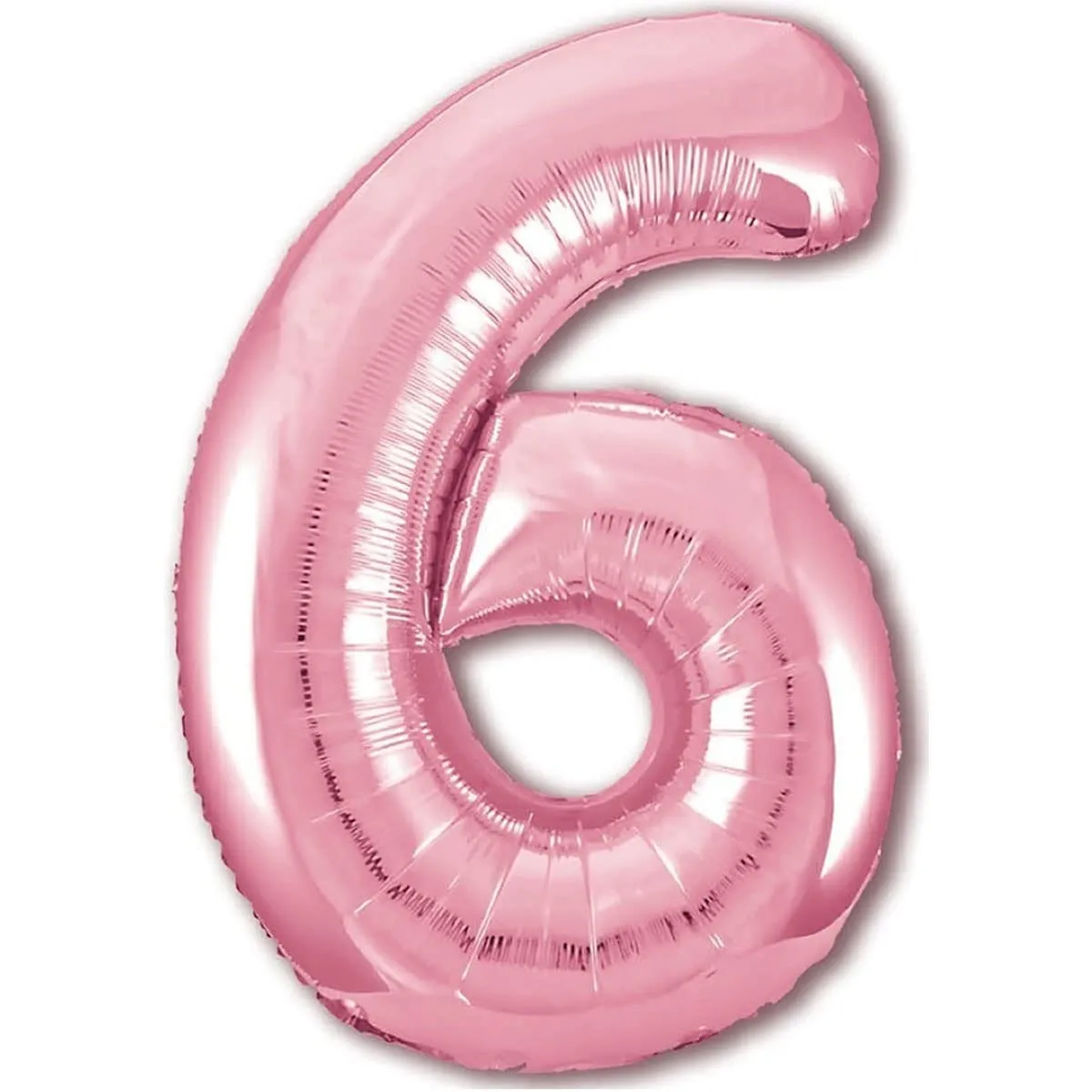 Jonami Palloncino Numero 6 Gigante Rosa, 100 cm - immagine 1