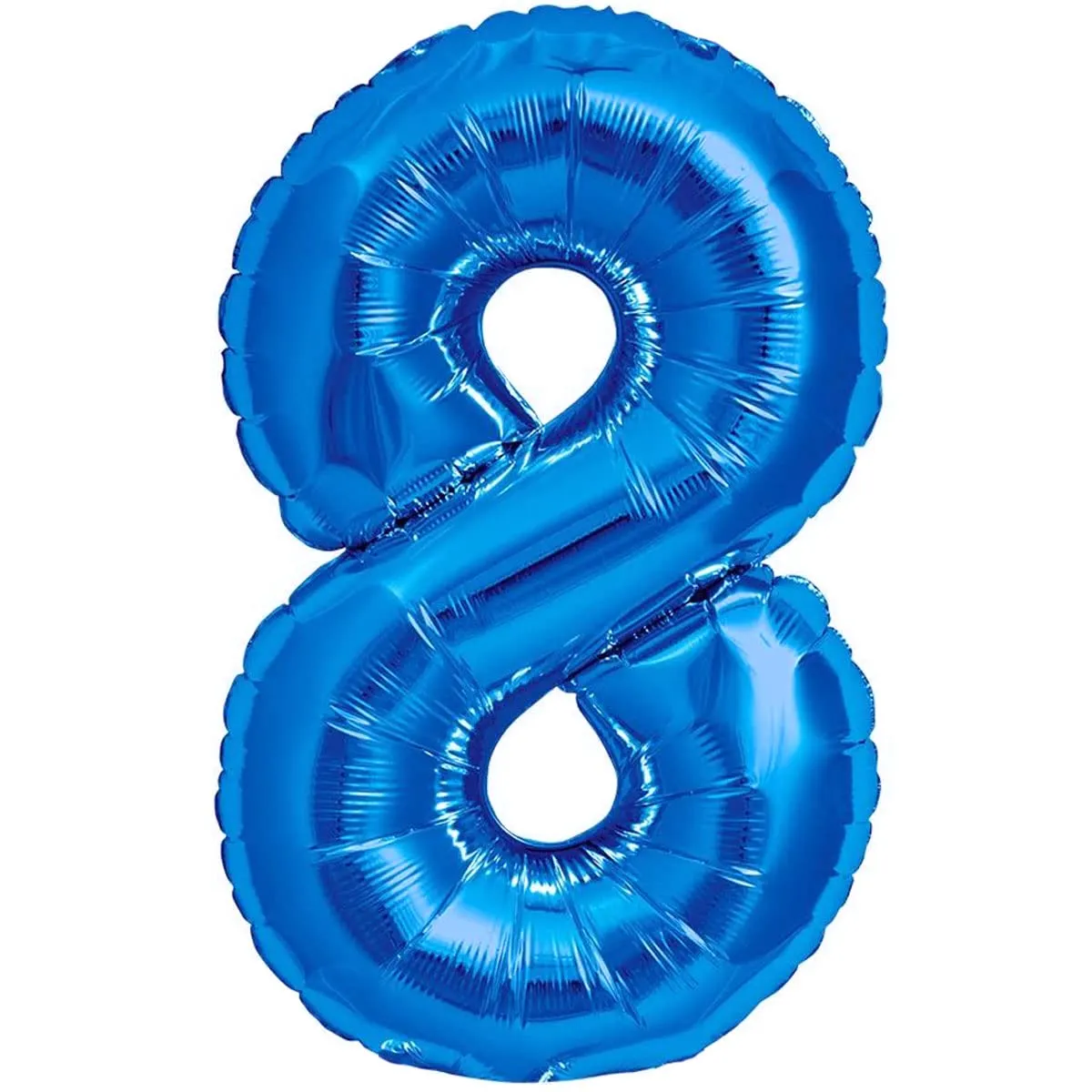 Jonami Palloncino Numero 8 Gigante Blu, 100 cm - immagine 1