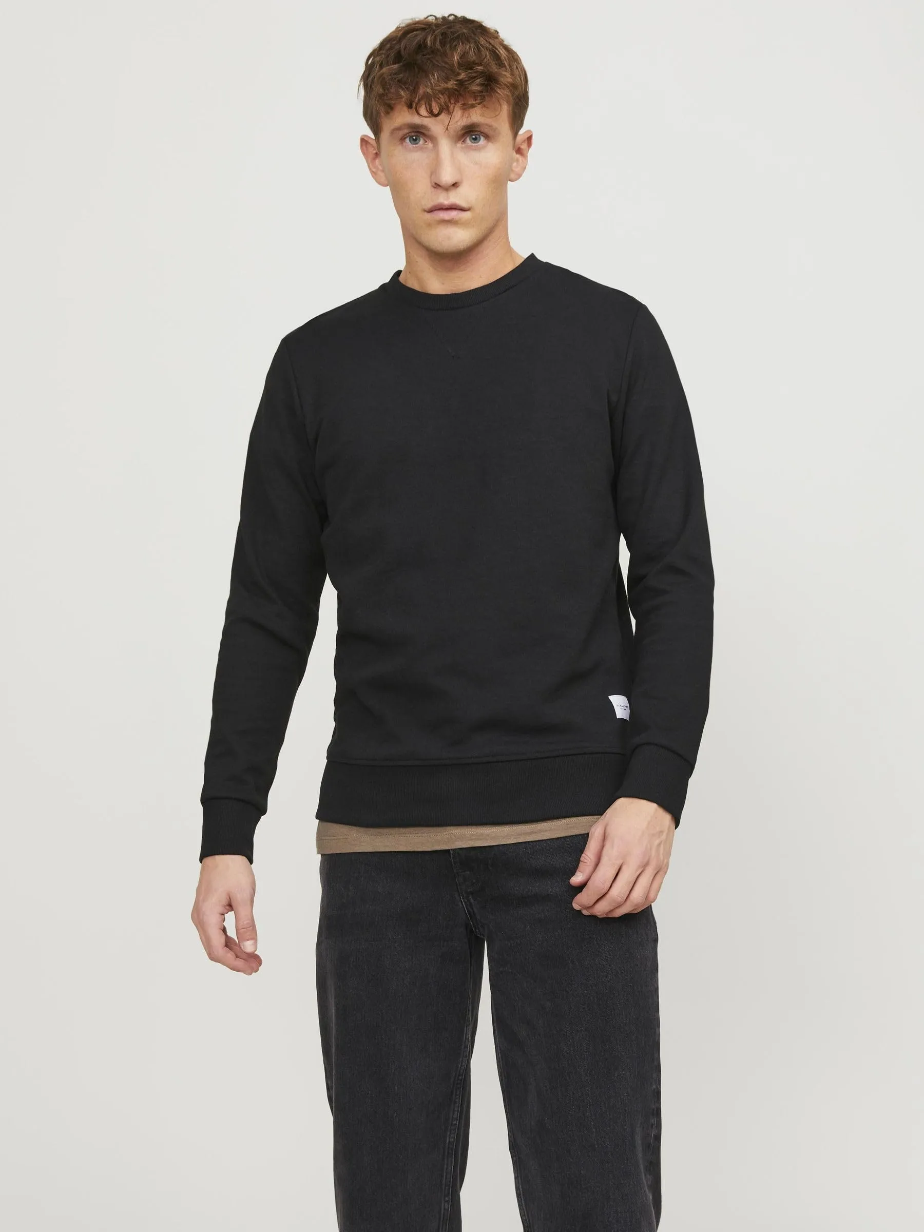 Jack & Jones Basic Girocollo Maglione Sportivo Nero XS - immagine 2