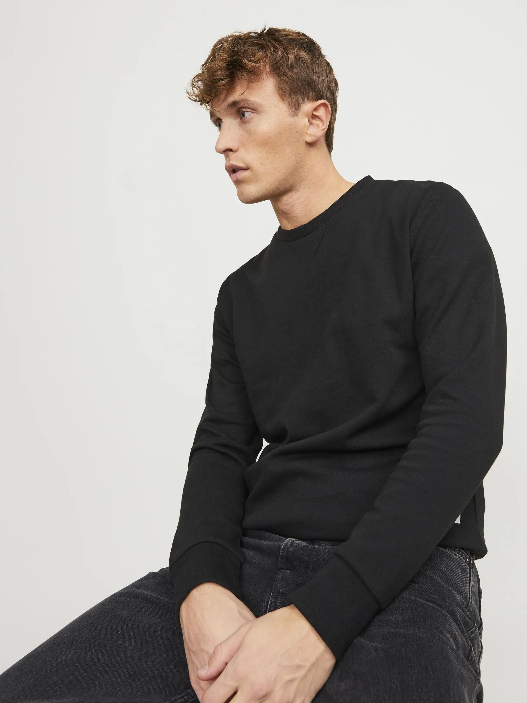 Jack & Jones Basic Girocollo Maglione Sportivo Nero XS - immagine 7