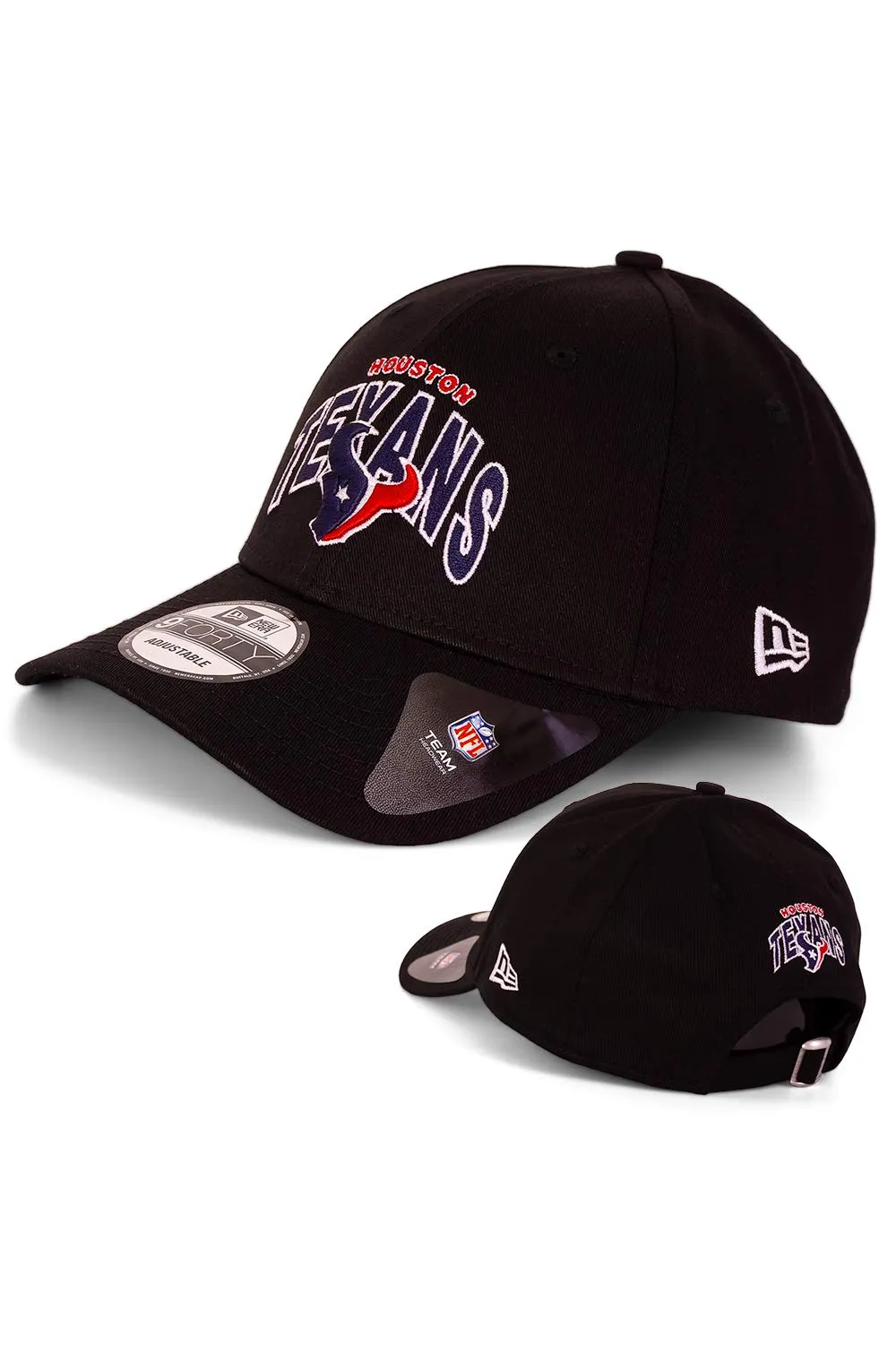 New Era 9Forty Houston Texans Baseball Cap - Black, Taglia unica - immagine 1