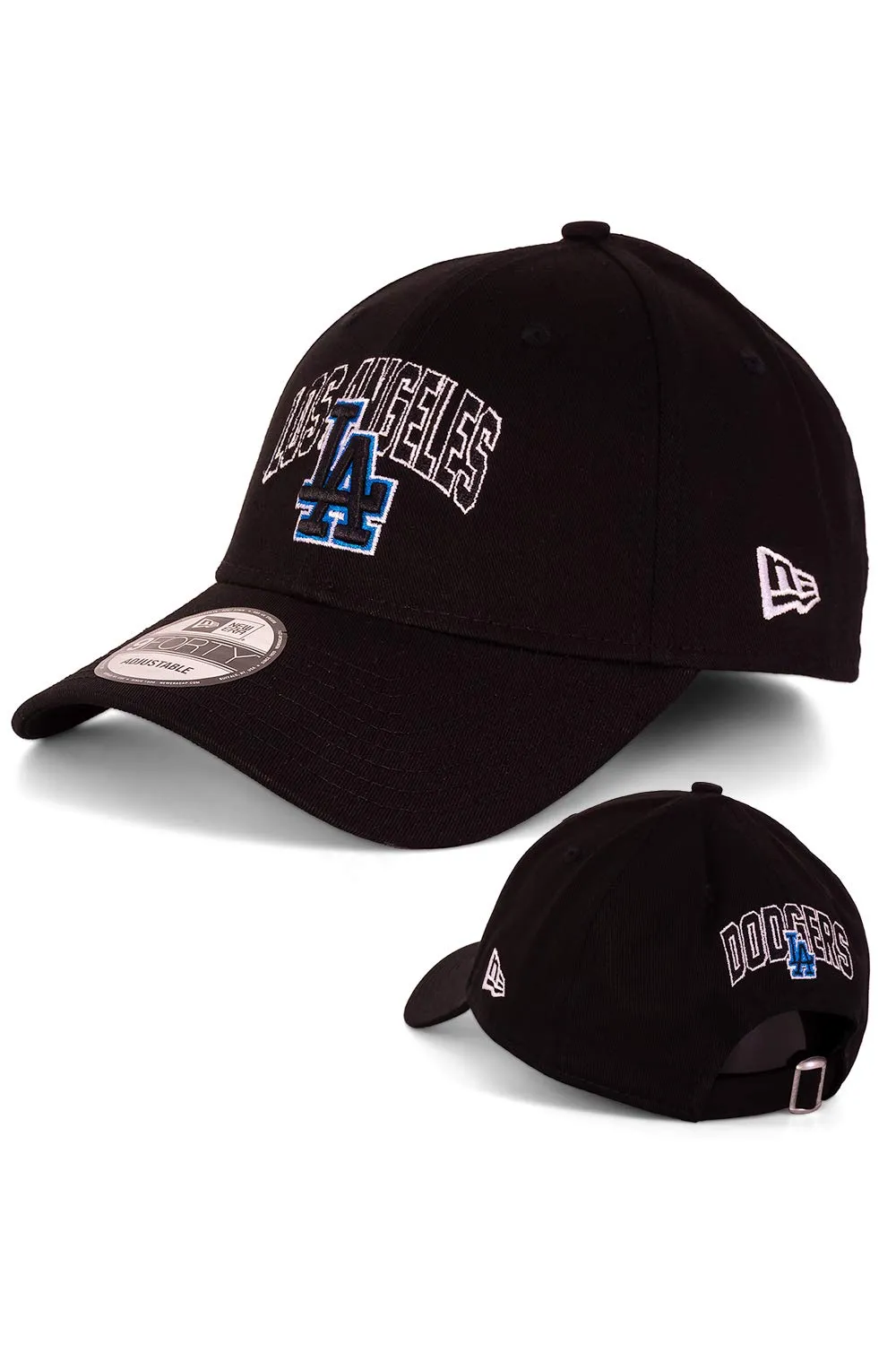New Era 9Forty LA Dodgers Baseball Cap - Black V3 - One Size - immagine 1