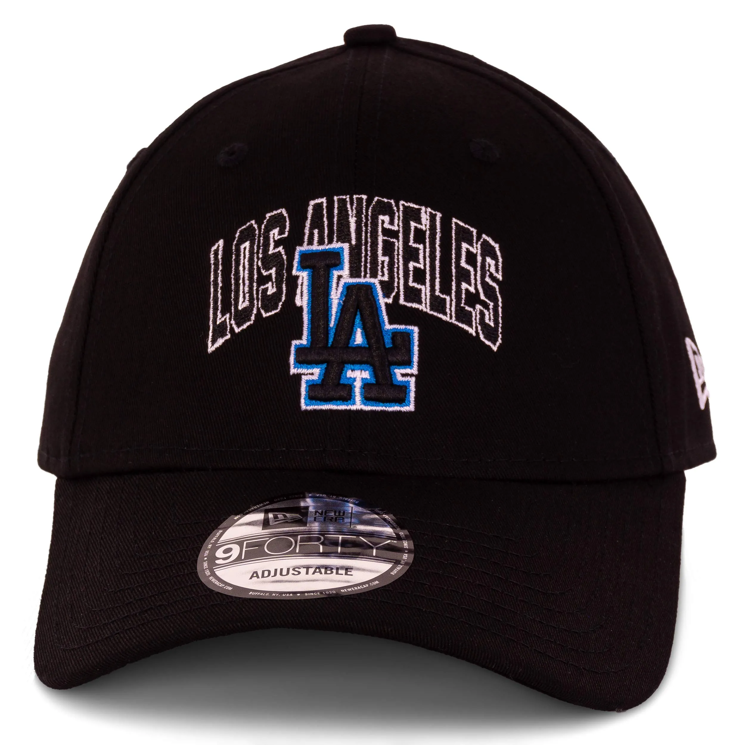 New Era 9Forty LA Dodgers Baseball Cap - Black V3 - One Size - immagine 3