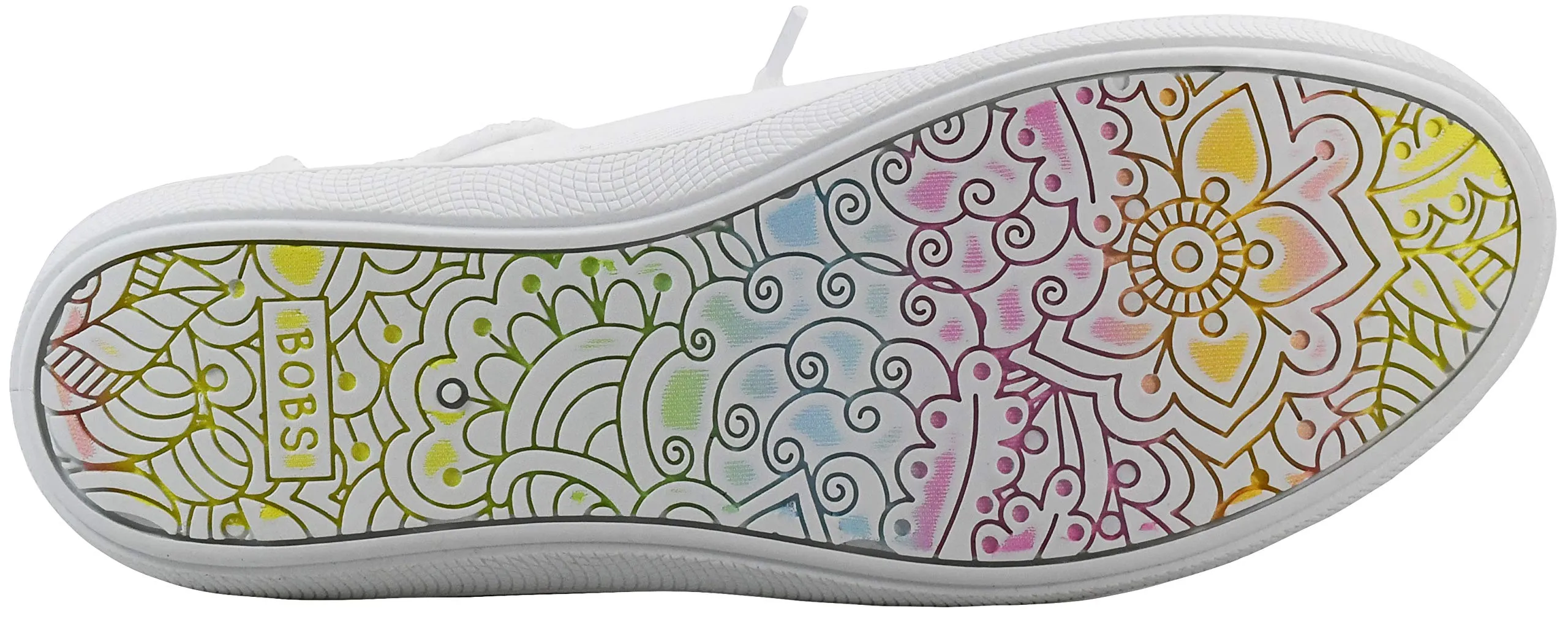 Skechers Bobs B Cute Donna, Bianco/Argento, 37.5 EU - immagine 4
