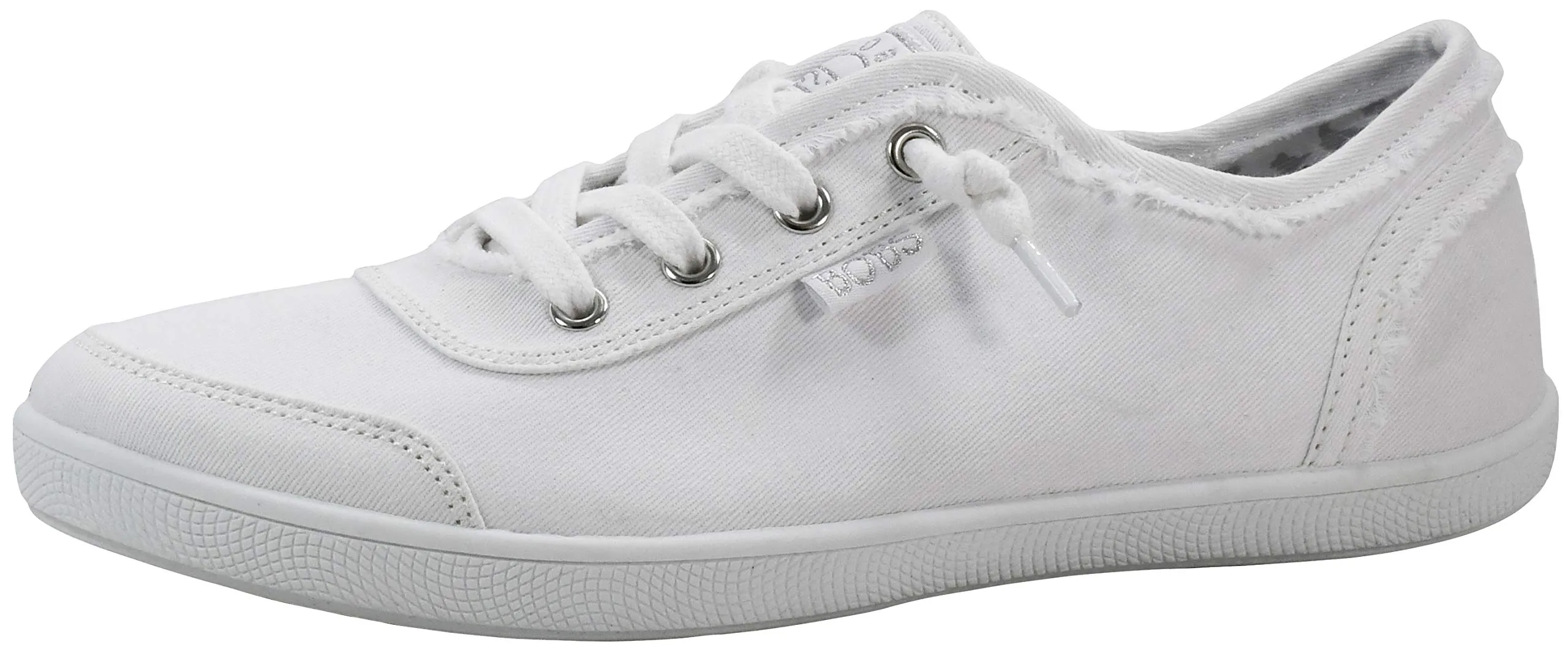 Skechers Bobs B Cute Scarpe da Ginnastica Donna, Bianco Argento, 37 EU - immagine 1