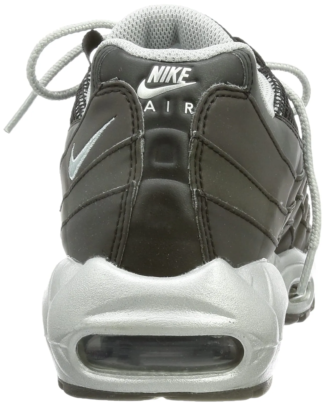 Nike Huarache Run (GS) - Nero Mtlc Argento Gioco Royal Univ Rosso Opti Giallo, 45 EU - immagine 3