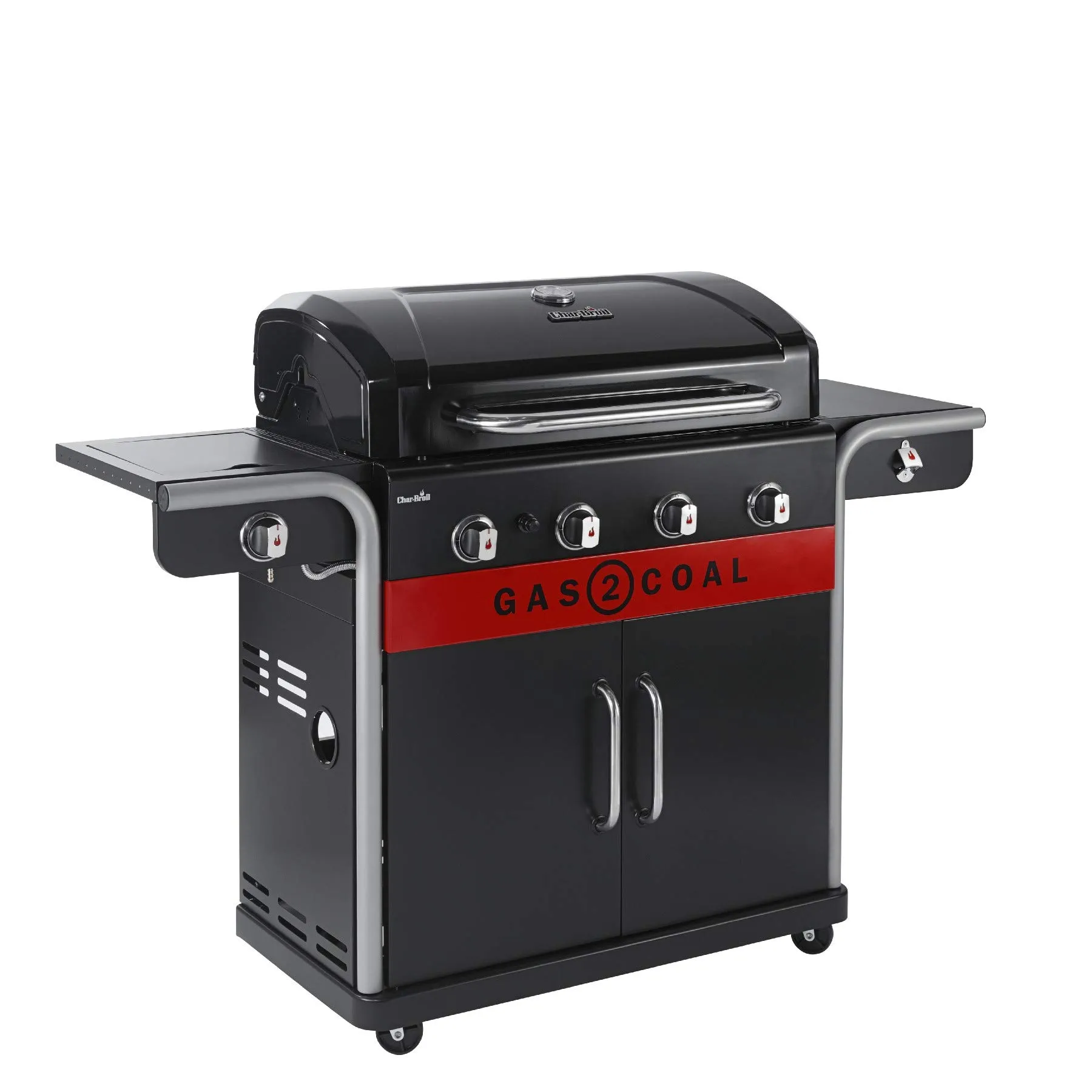 Char-Broil Gas2Coal 2.0 440 Hybrid Gas and Charcoal Grill, 4 Burners - immagine 2