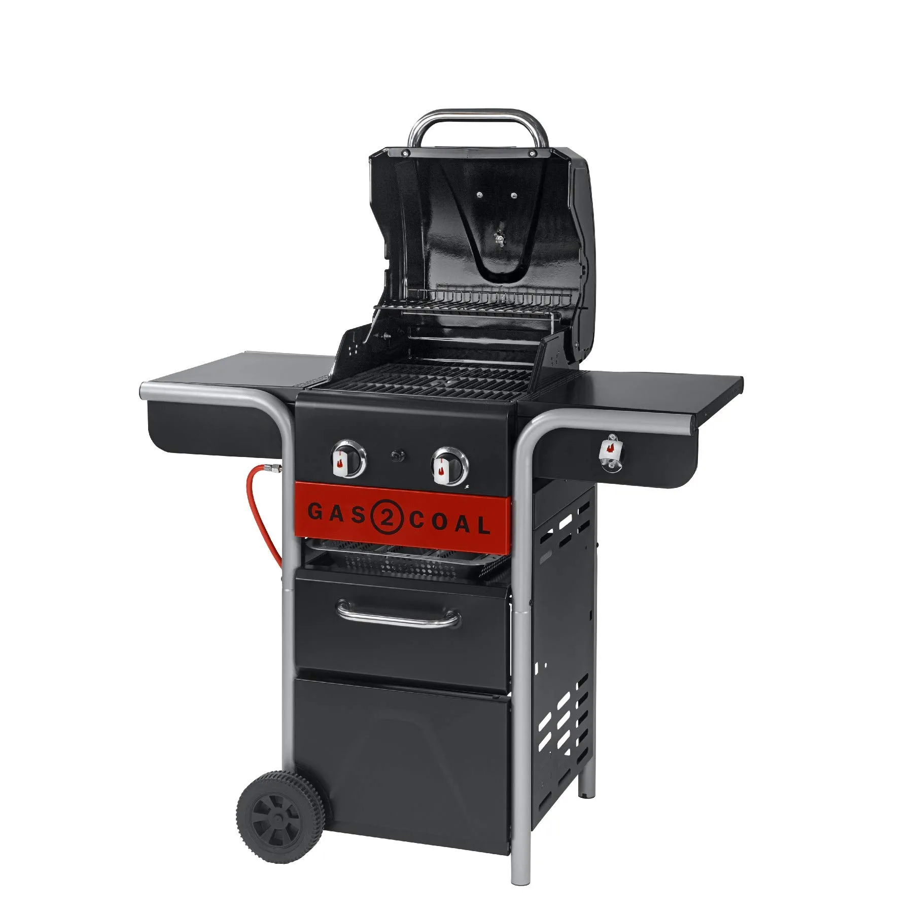 Char-Broil Gas2Coal 2.0 210 Barbecue Ibrido Gas e Carbone, 2 Bruciatori - immagine 7