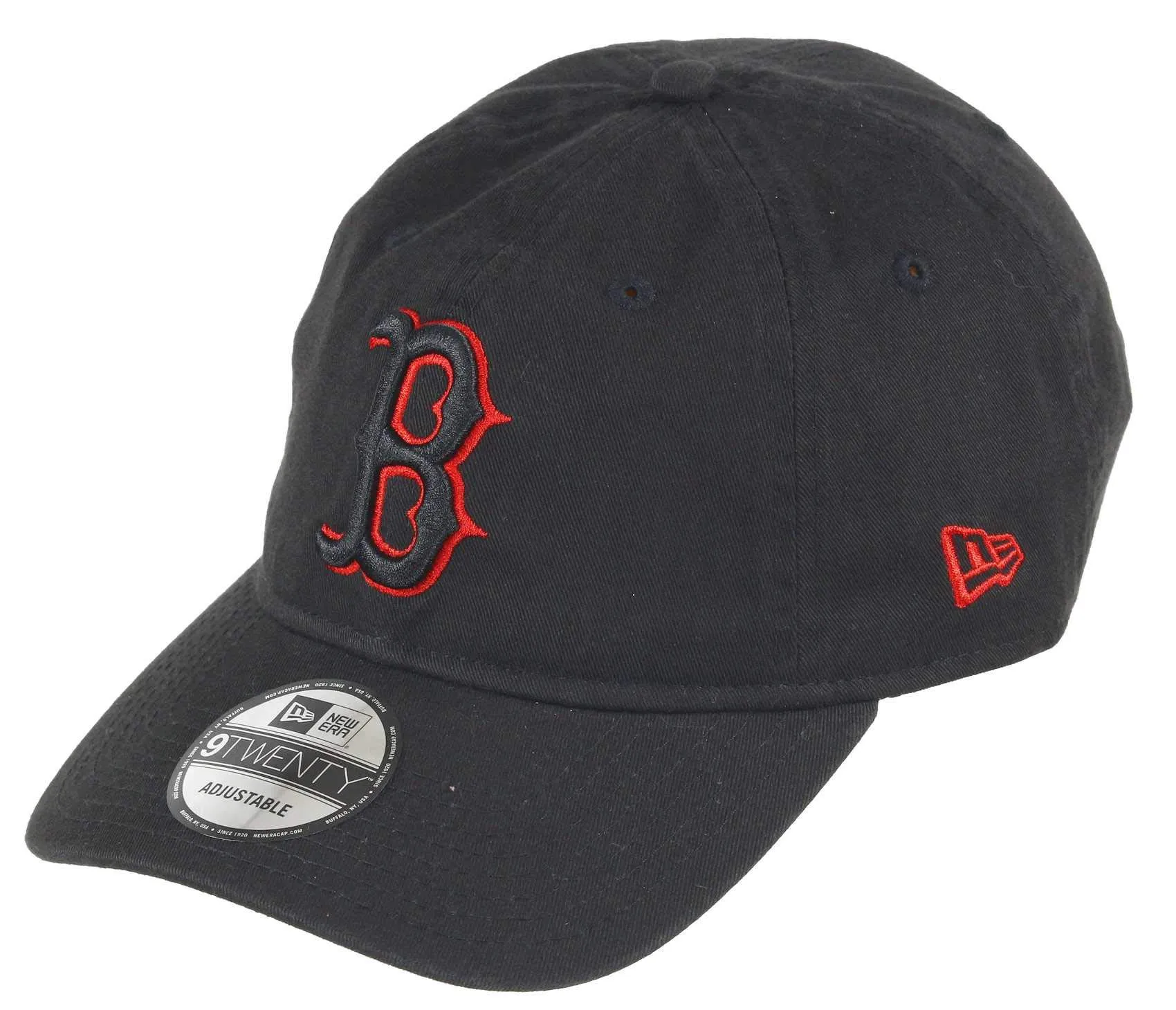 New Era Boston Red Sox 9TWENTY Adjustable Cap MLB Essential Black - One Size - immagine 1