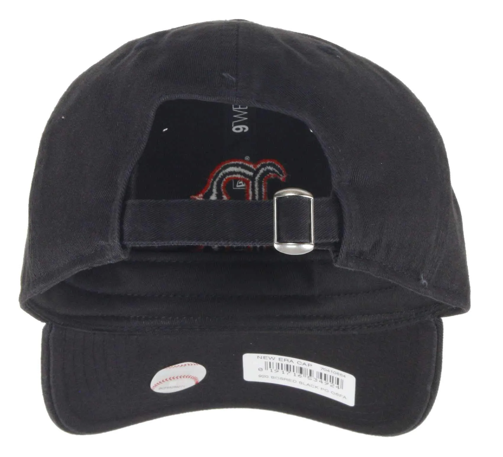 New Era Boston Red Sox 9TWENTY Adjustable Cap MLB Essential Black - One Size - immagine 2