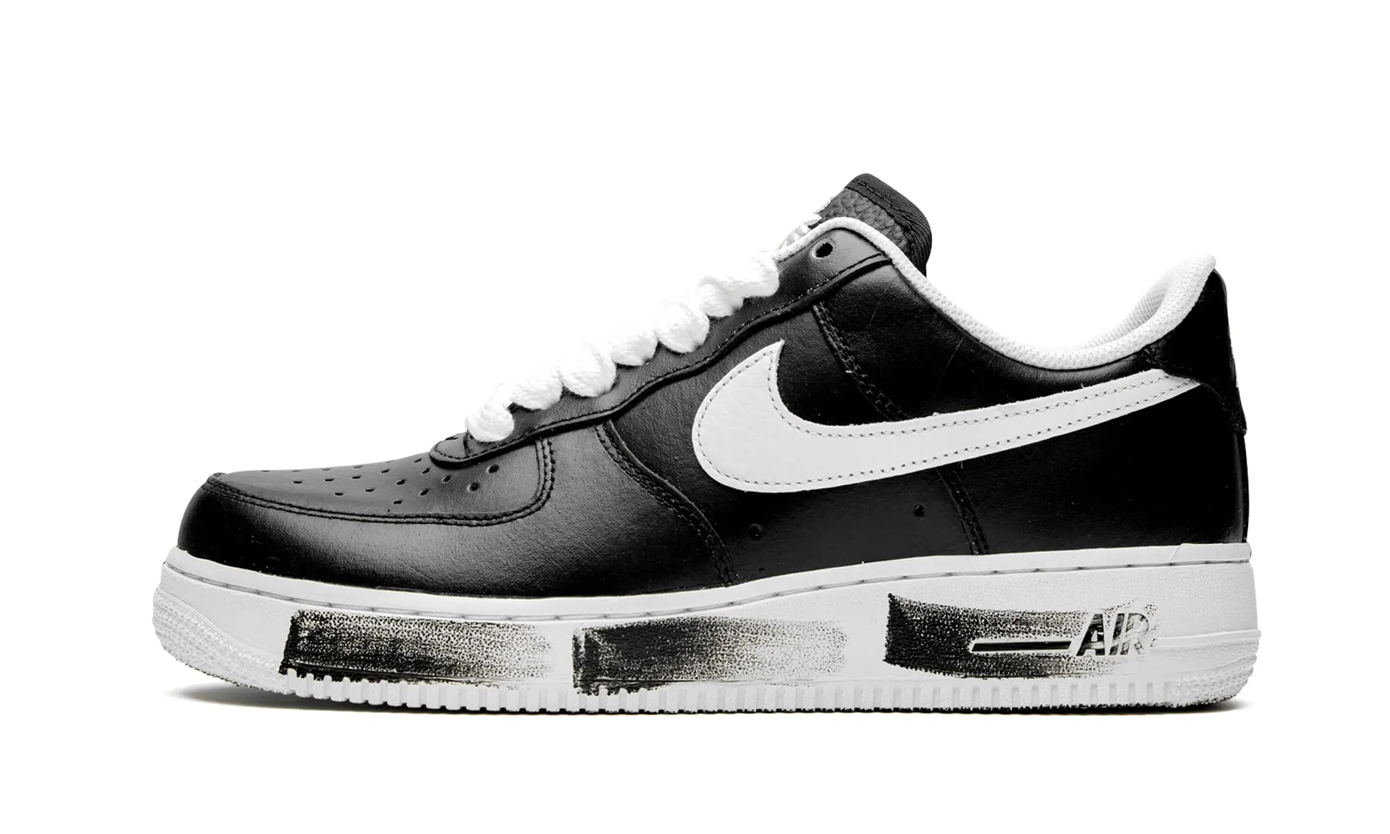 Nike Air Force 1 Men's Sneakers, 45 EU, Black Red - immagine 1