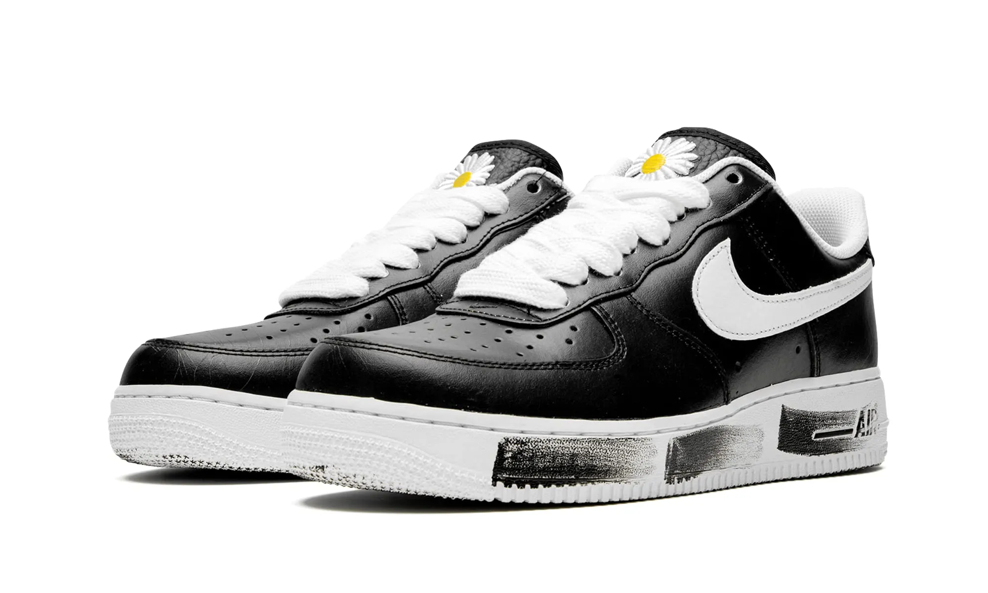 Nike Air Force 1 Men's Sneakers, 45 EU, Black Red - immagine 2
