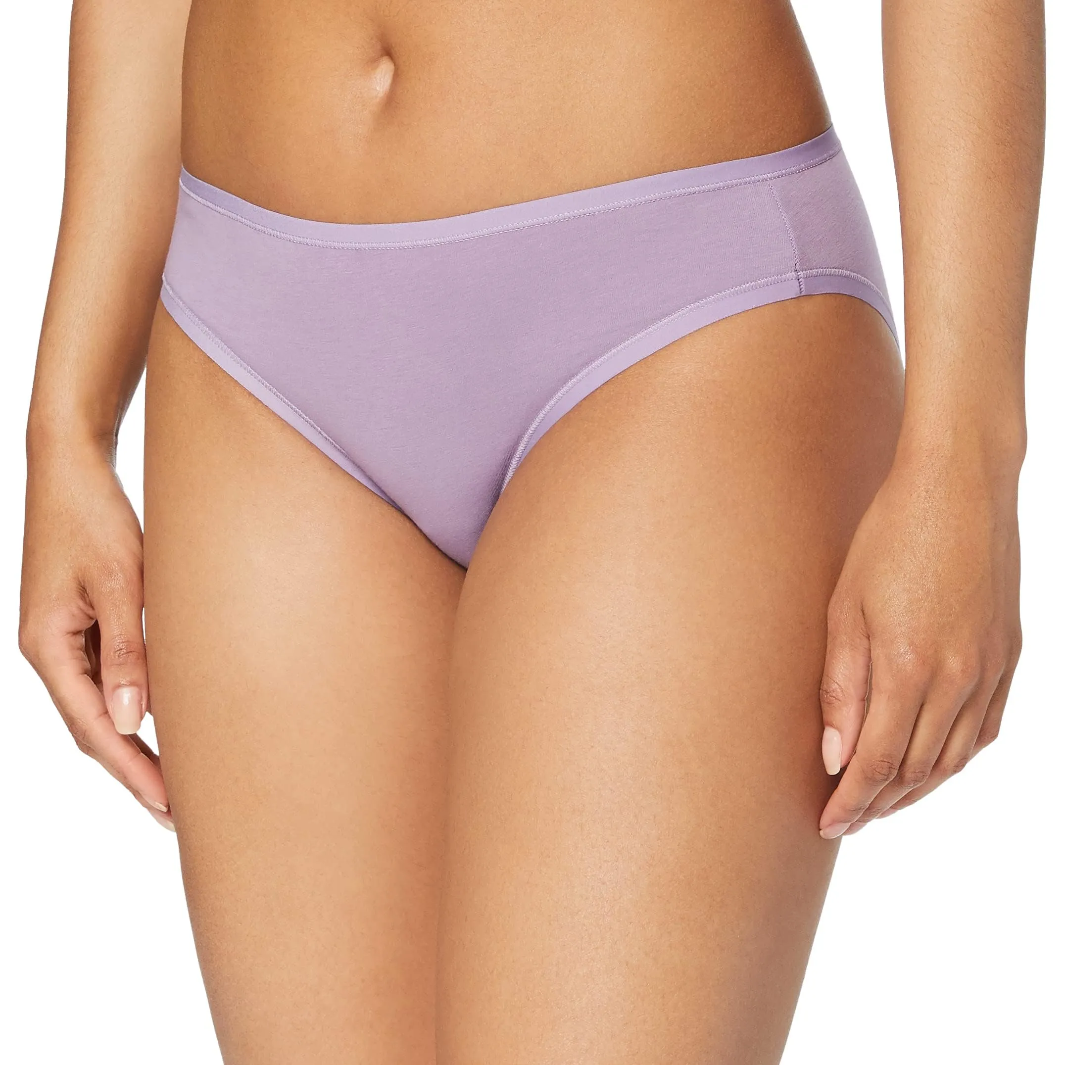 Amazon Essentials Slip Bikini in Cotone Donna, Pacco da 6, Motivo Floreale Piccolo/Multicolore/Pois, 44 - immagine 3