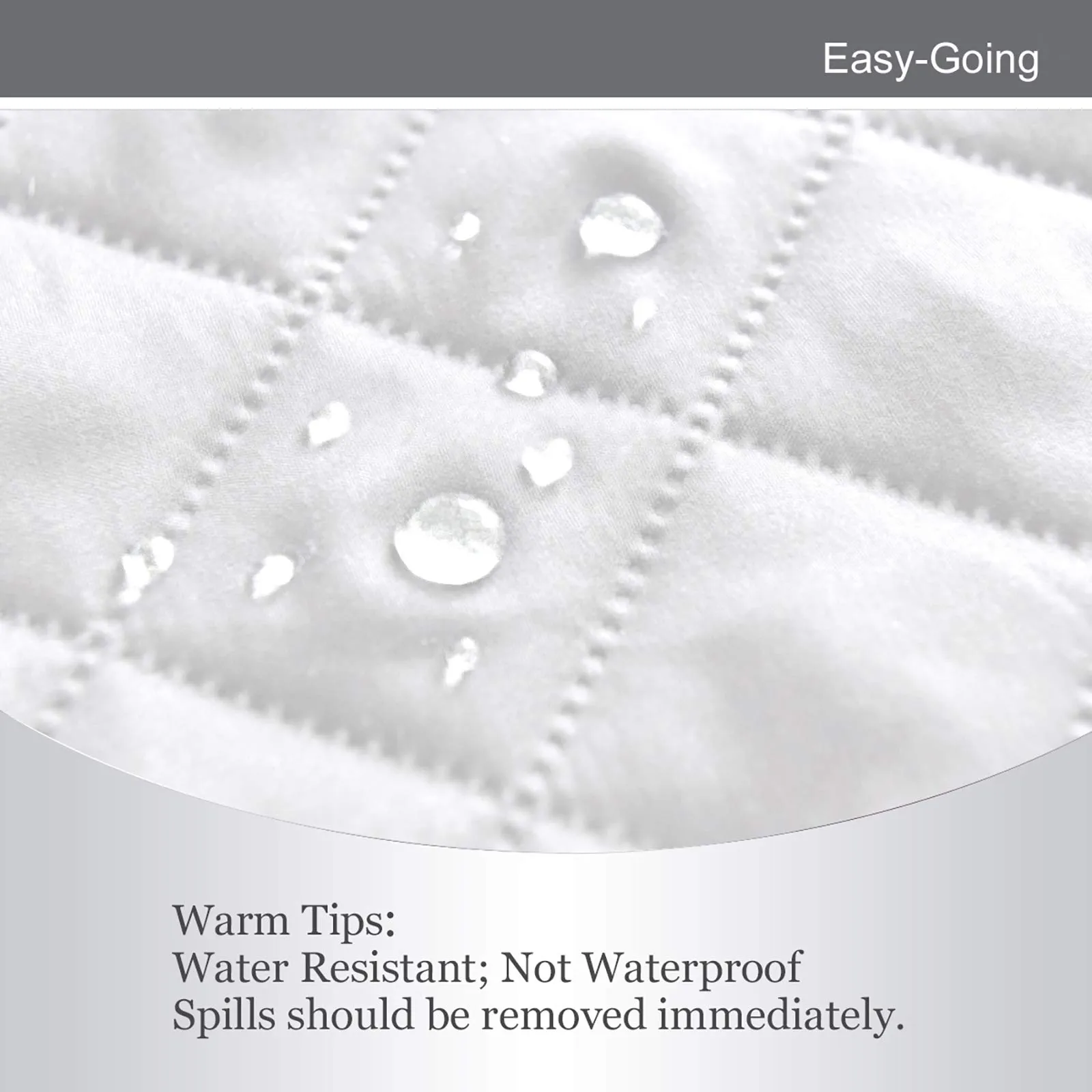 Easy-Going Copridivano Reversibile con 2 Cuscini, Bianco/Bianco, 54'' - immagine 5