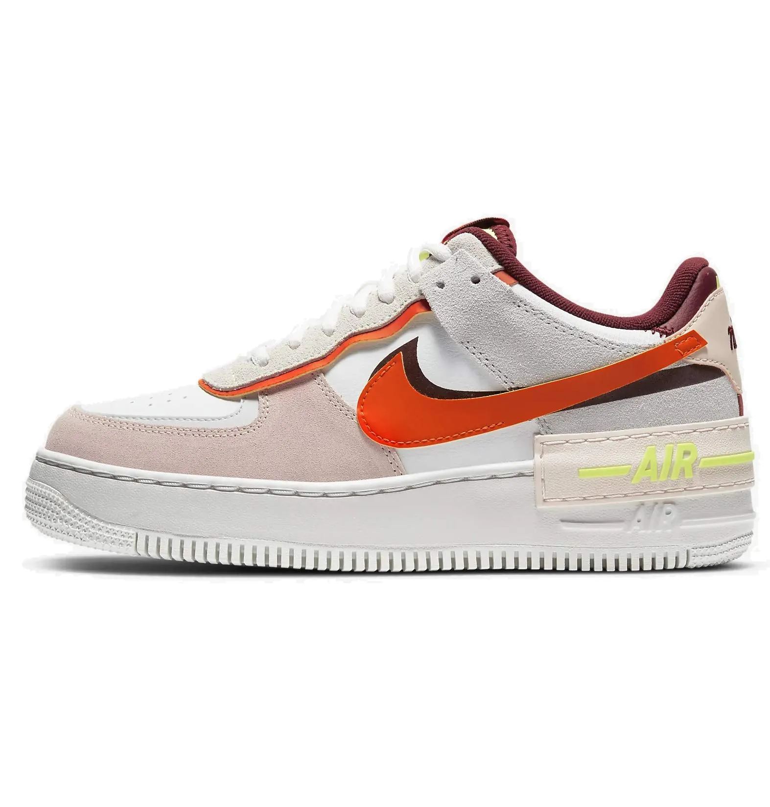 Nike AF1 Shadow Donna CU8591-600 Team Red/Orange-Orange Pearl-Volt-Summit White-Photon Dust EU 41 - immagine 3