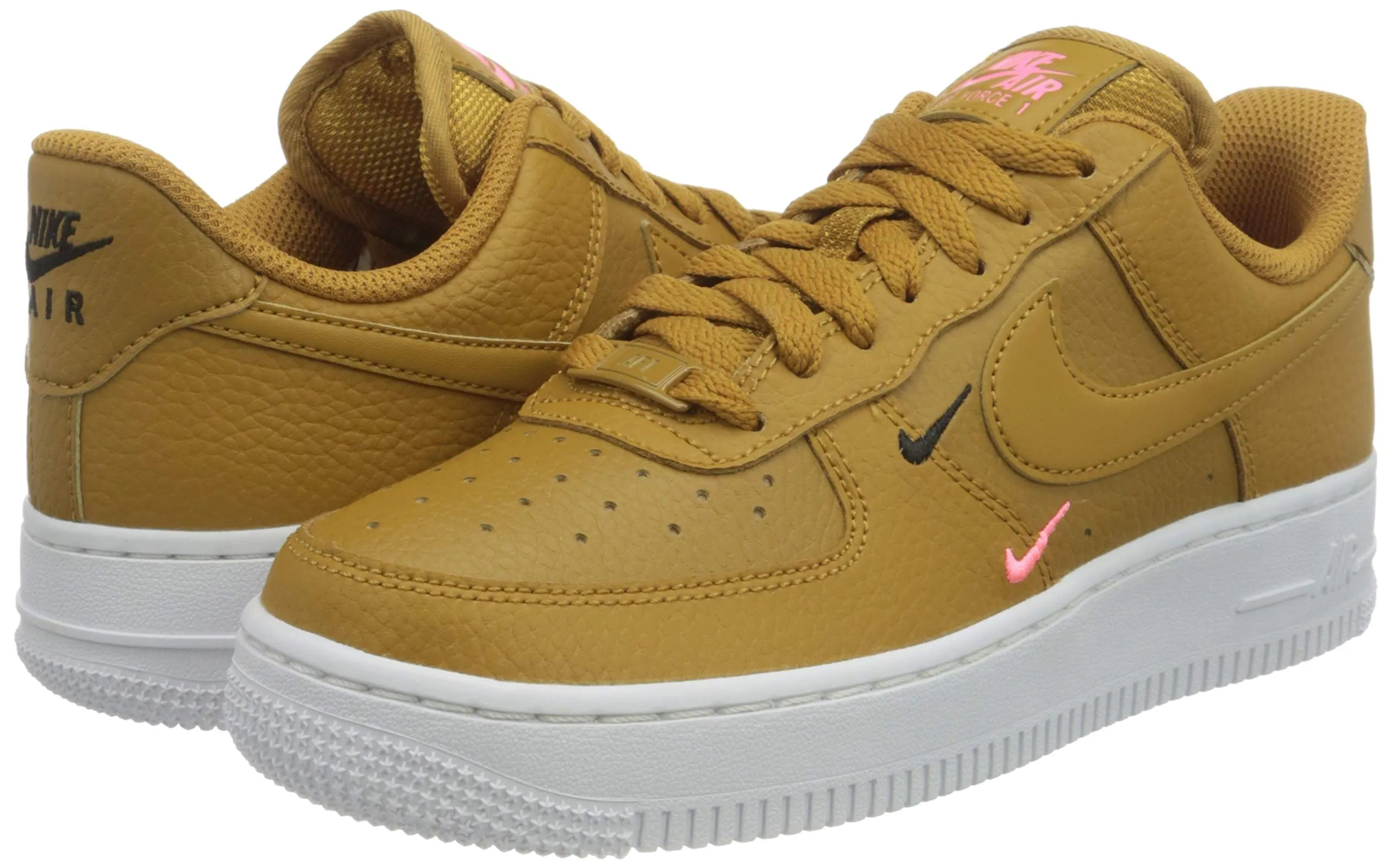 Nike Air Force 1 '07 Women's Basketball Shoes Wheat Sunset Pulse Black Wheat 41 EU - immagine 7