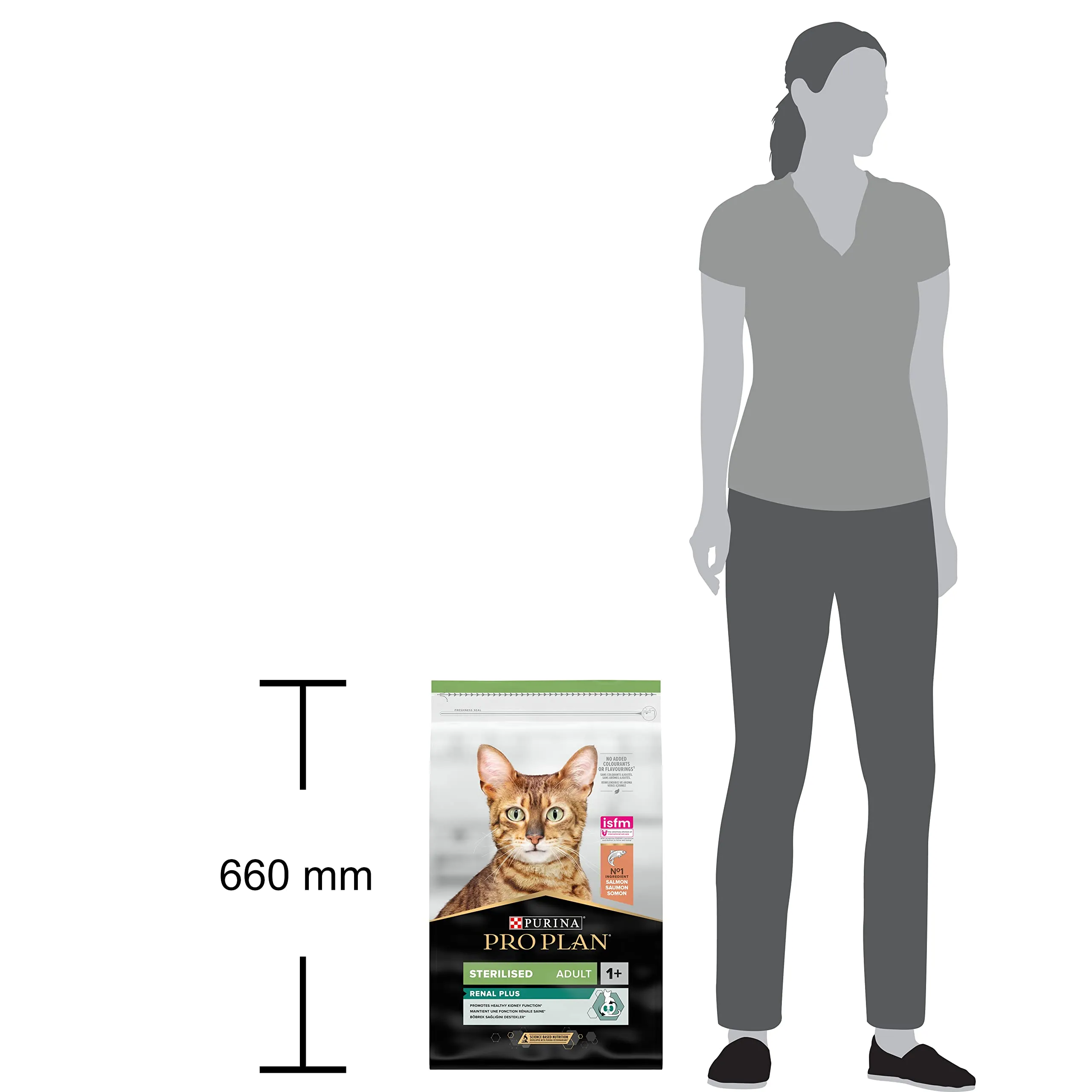 Purina Pro Plan Renal Plus Crocchette per Gatti Sterilizzati al Salmone, 10 kg - immagine 3