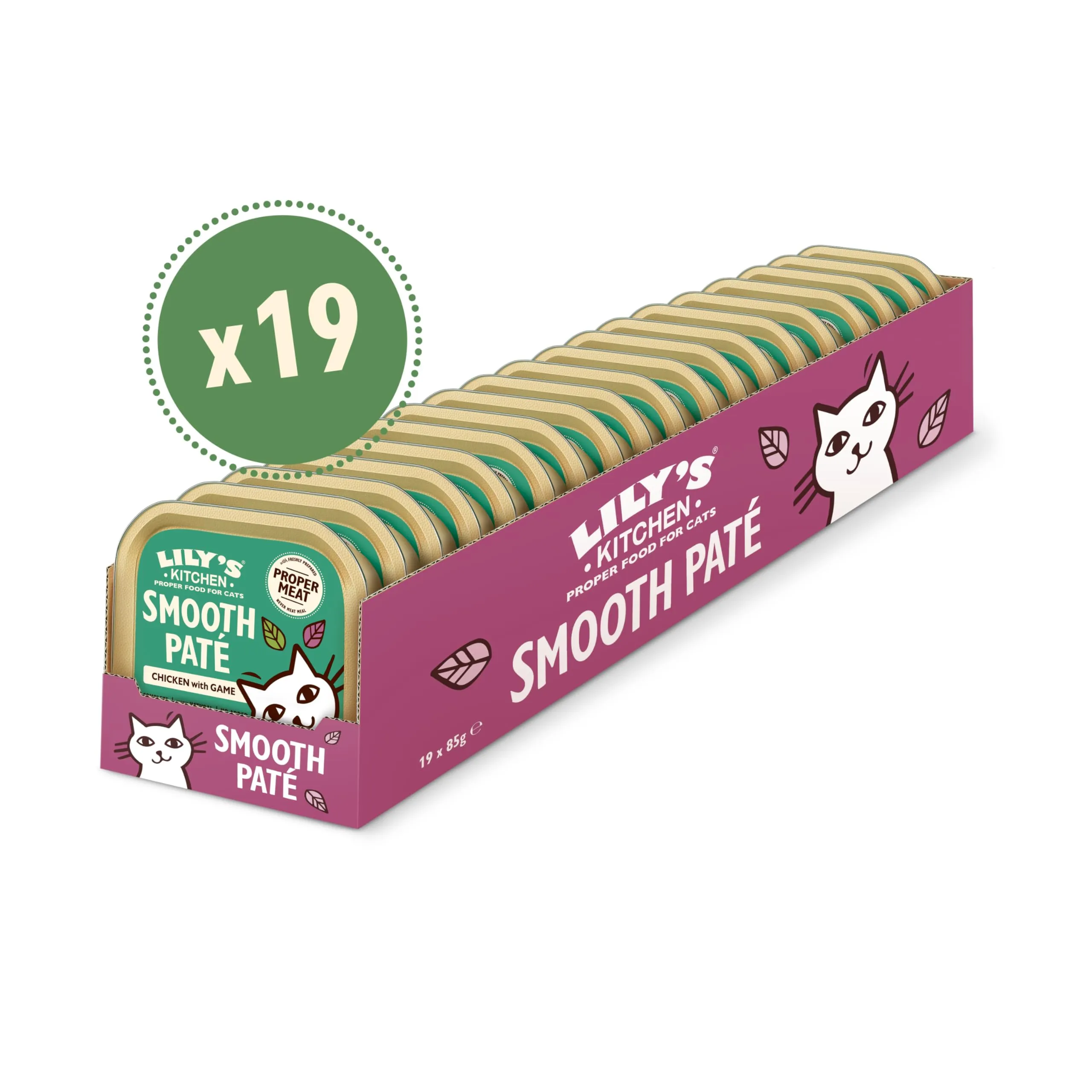 Lily's Kitchen Paté Morbido di Pollo con Selvaggina per Gatti, Senza Cereali (19 x 85 g) - immagine 5
