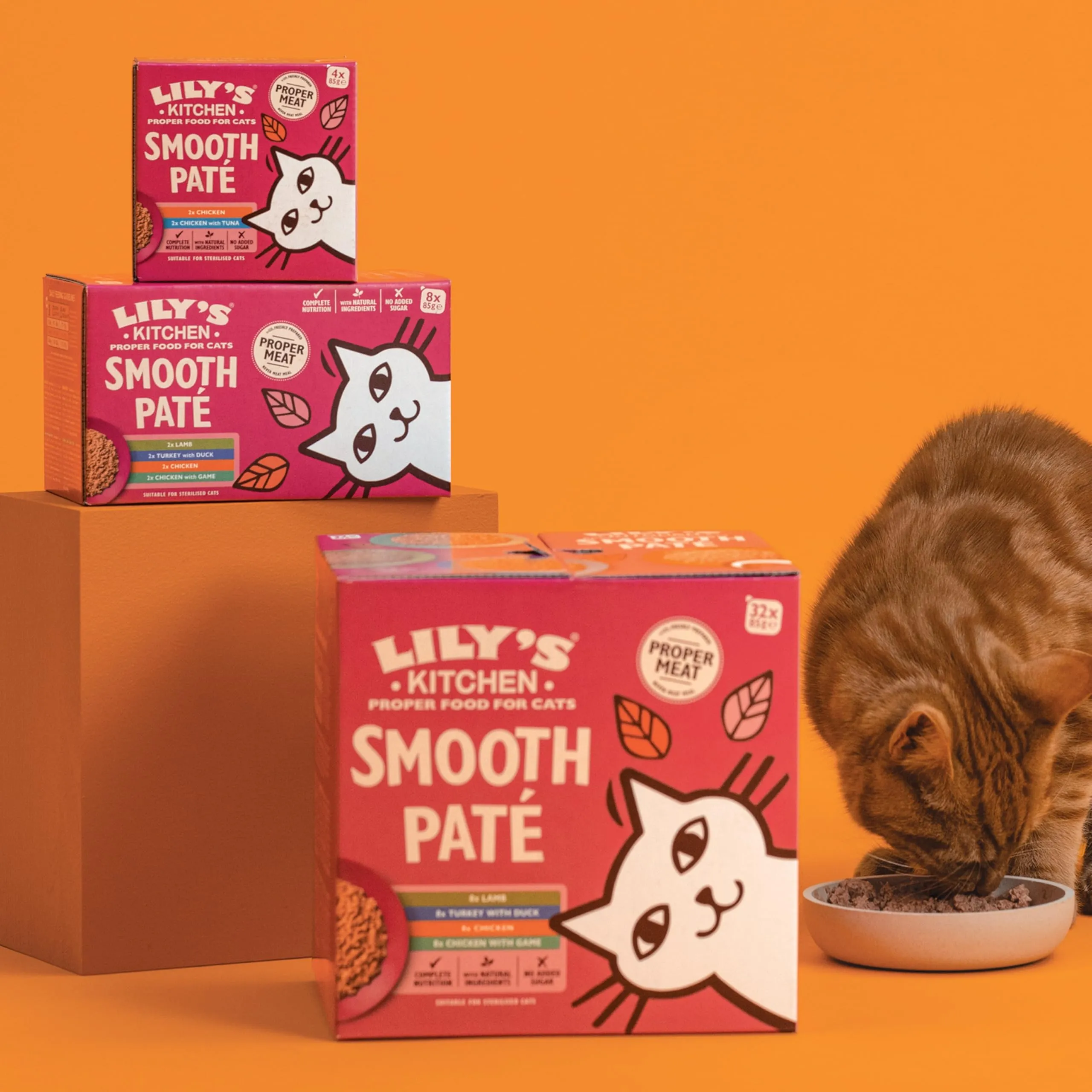 Lily's Kitchen Paté naturale per gatti adulti al pollo, senza cereali (19 x 85g) - immagine 6