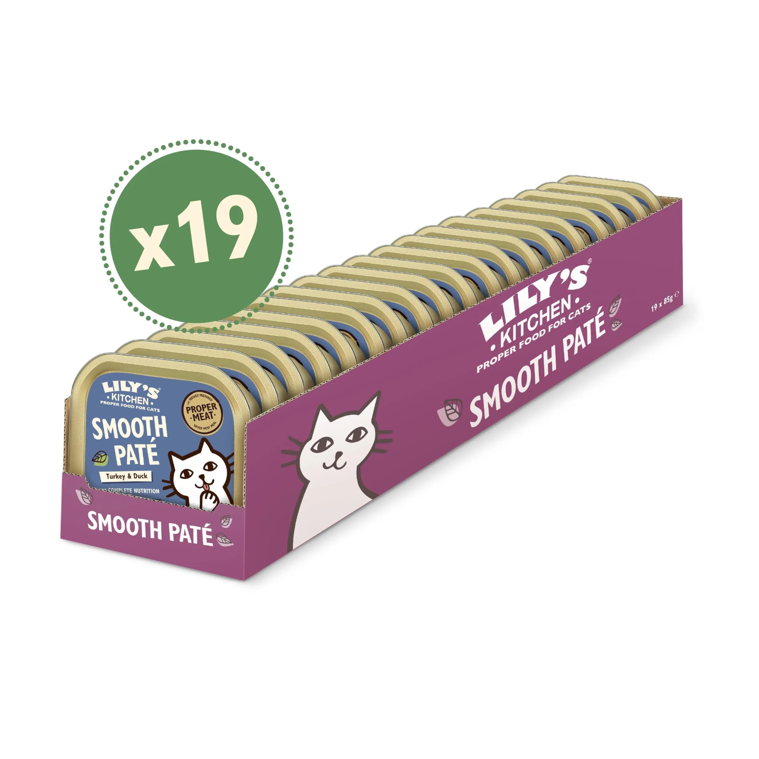 Lily's Kitchen Cibo Umido per Gatti Poultry Pie Tacchino e Anatra, 19 x 85g - immagine 3