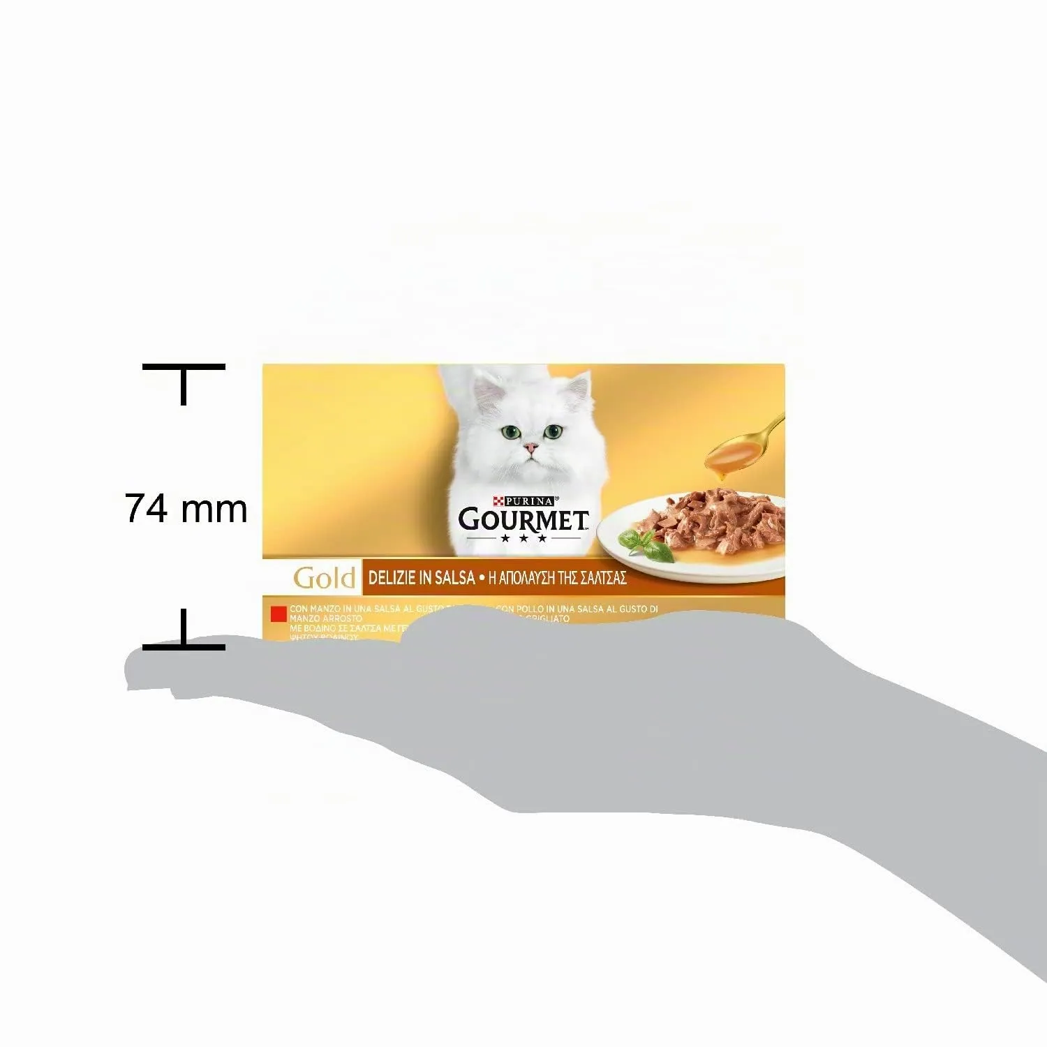 Purina Gourmet Gold Delizie in Salsa Cibo Umido per Gatti con Pollo e Manzo, 48 x 85 g - immagine 5