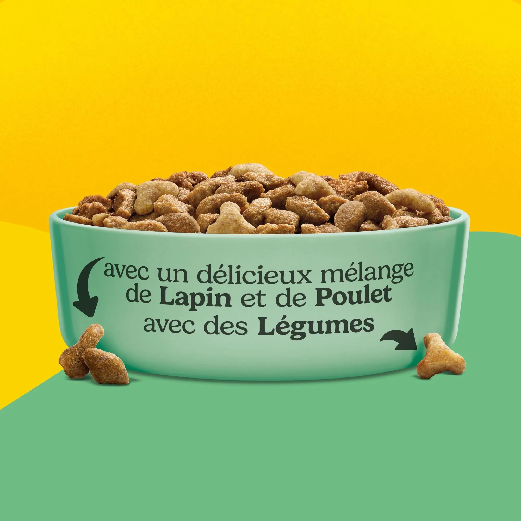 Friskies Coniglio, Pollo e Verdure, Crocchette per gatti adulti, 1,5 kg - immagine 6