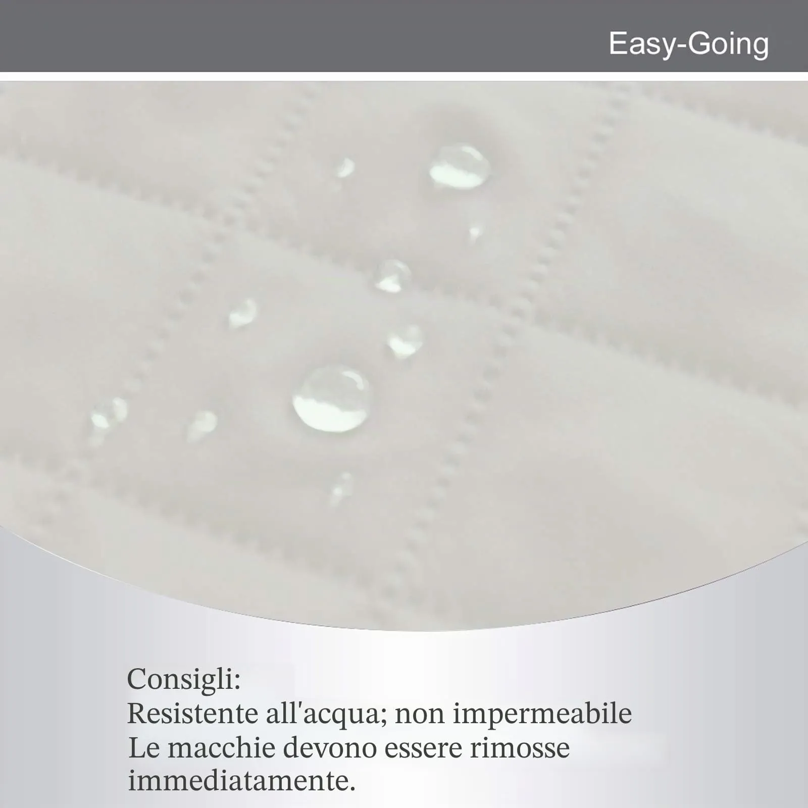 Easy-Going Copridivano Reversibile con 2 Cuscini, Oversized Loveseat, Avorio/Avorio - immagine 5